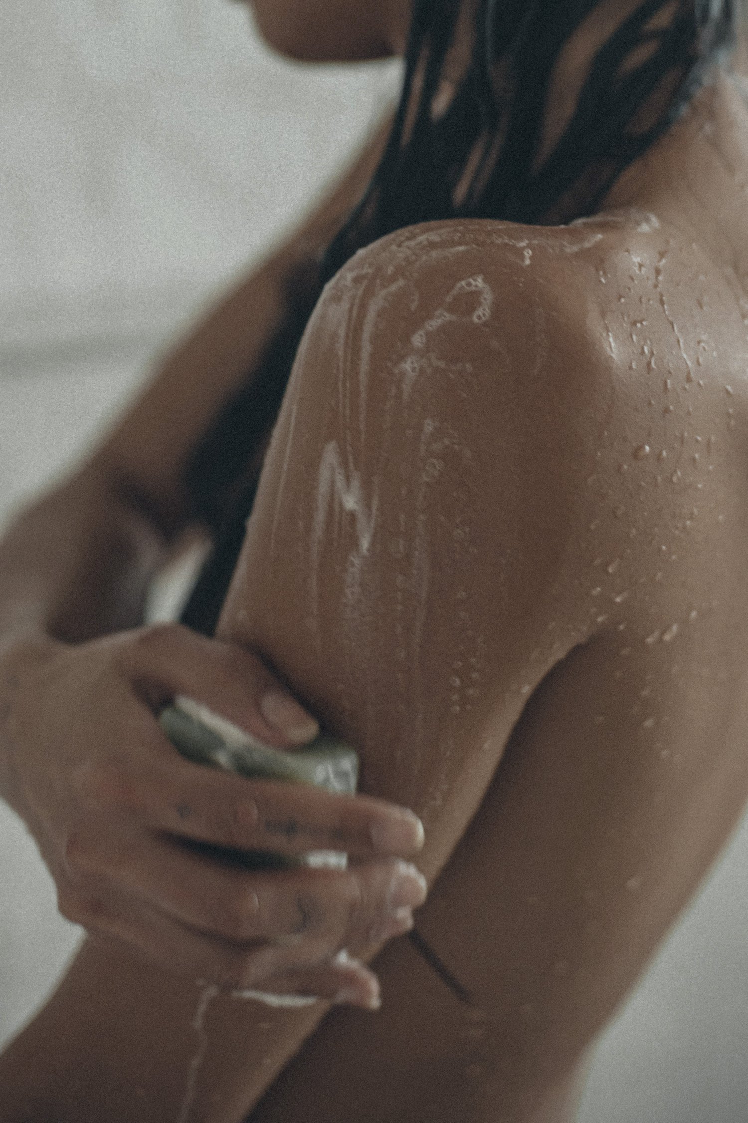 soap and hand