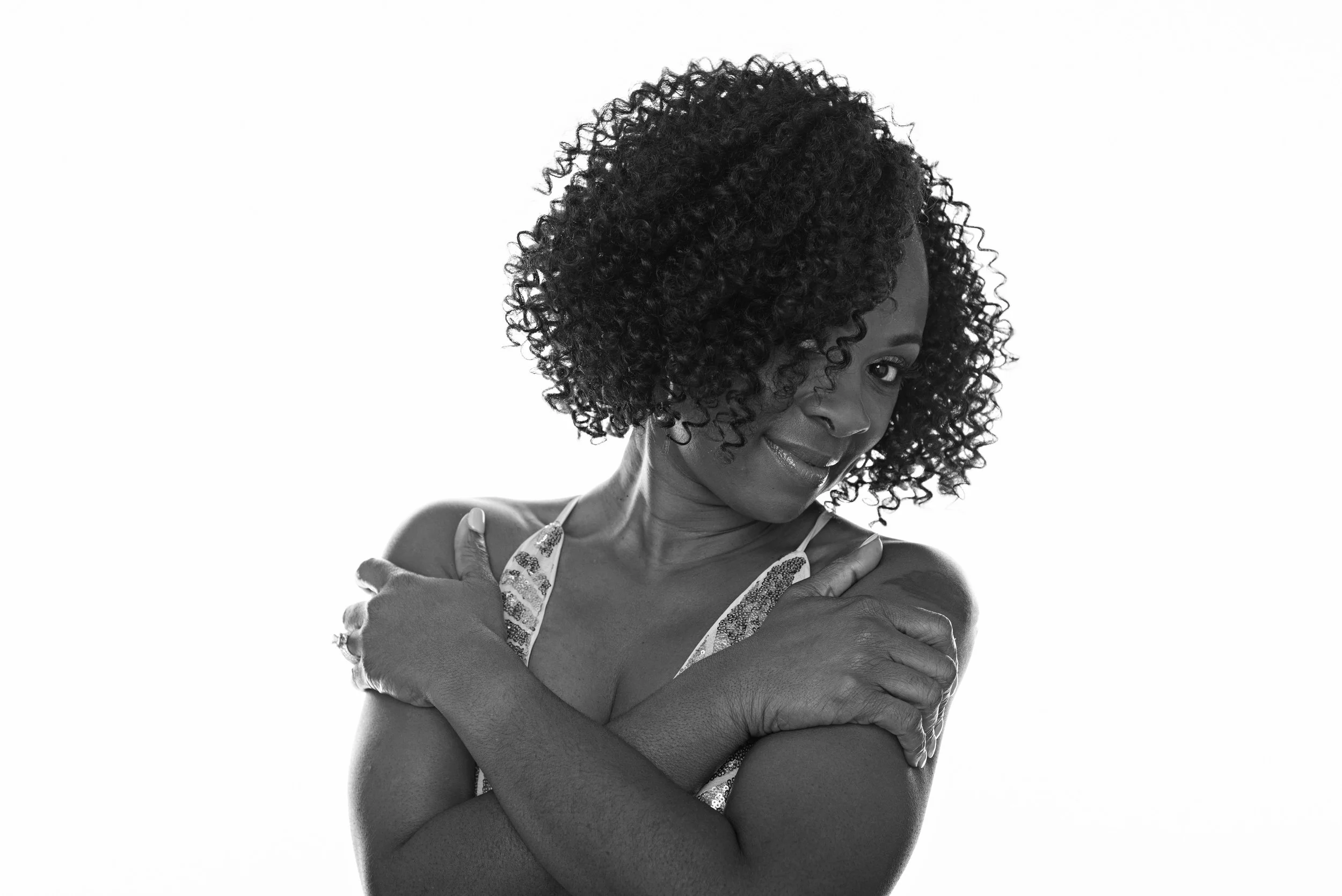 Beautiful closeup of a woman.