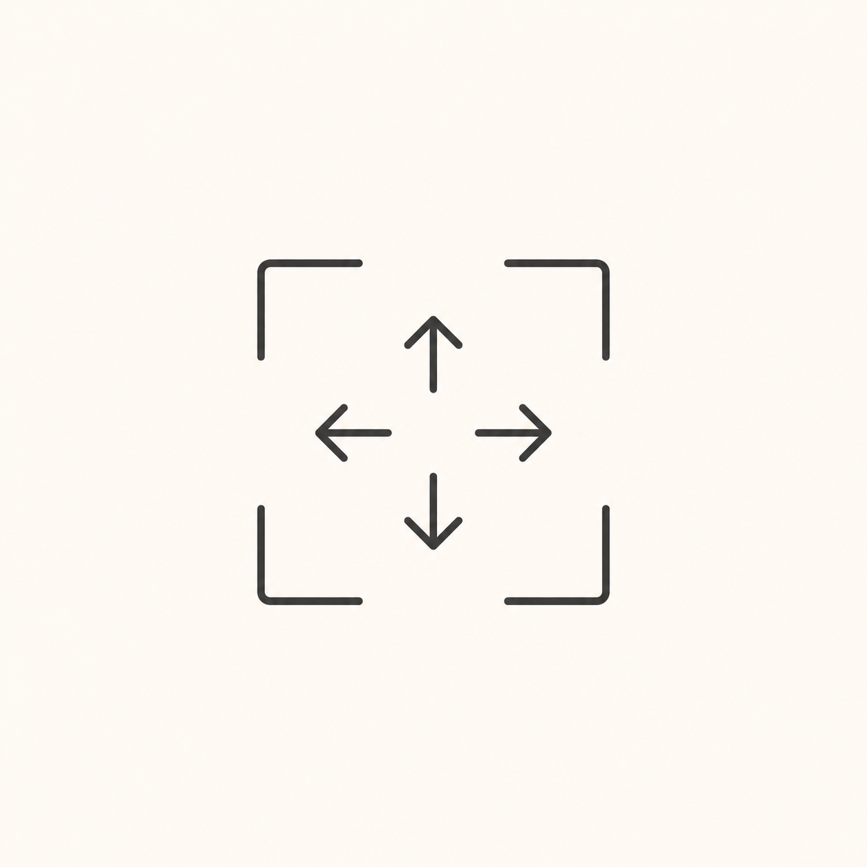 directional arrow line icon