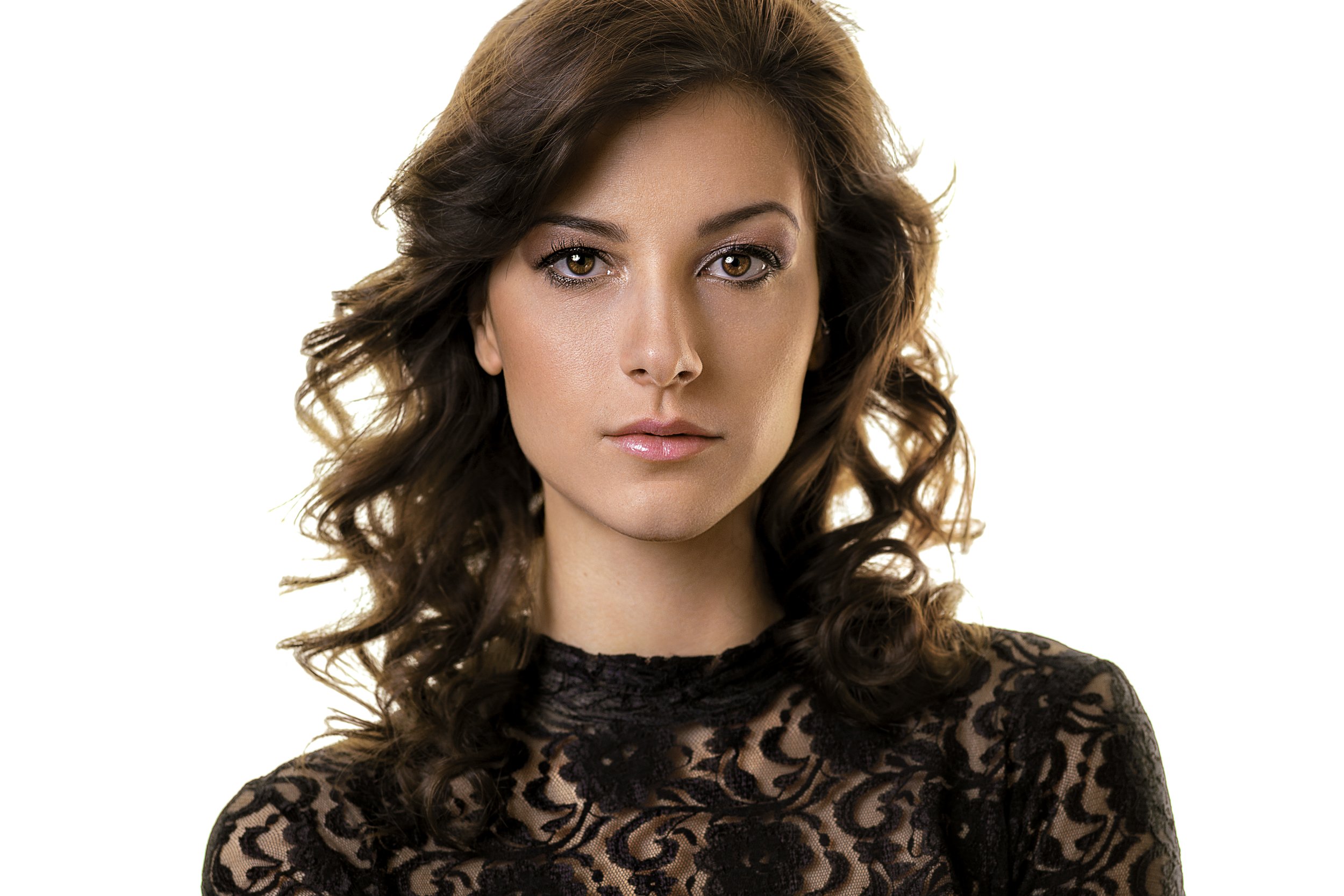 Edgy but bright Model Headshot by New Jersey photographer