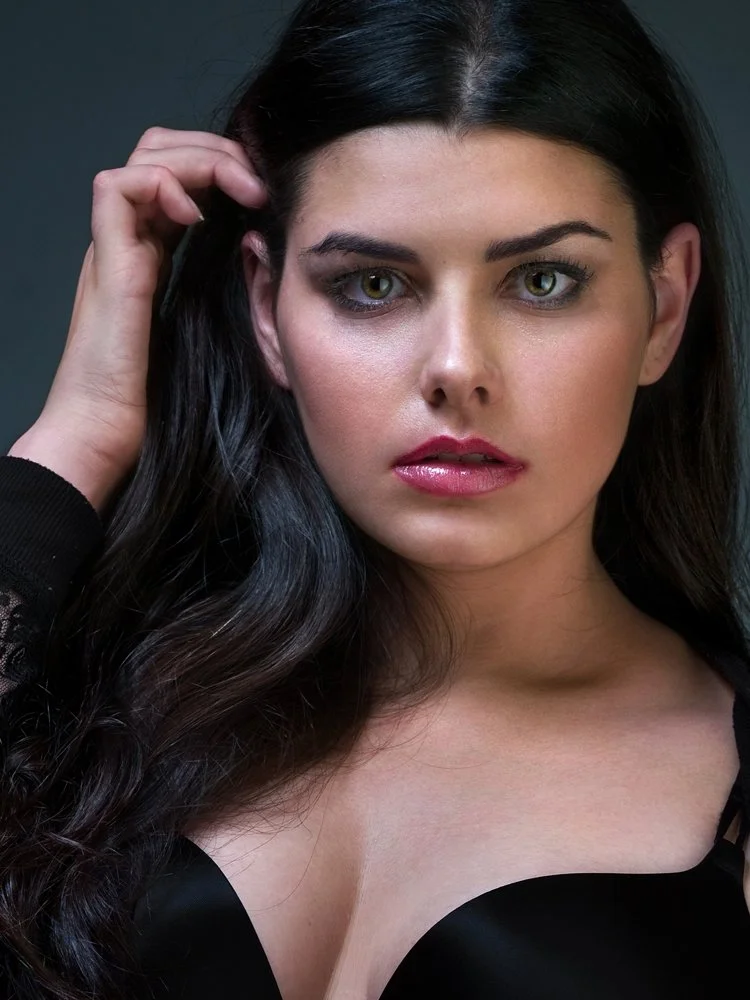 Portrait capturing eye intensity