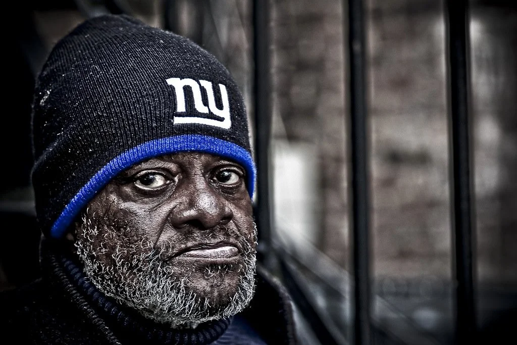 Beautifully Artistic Portrait of a Homeless Man