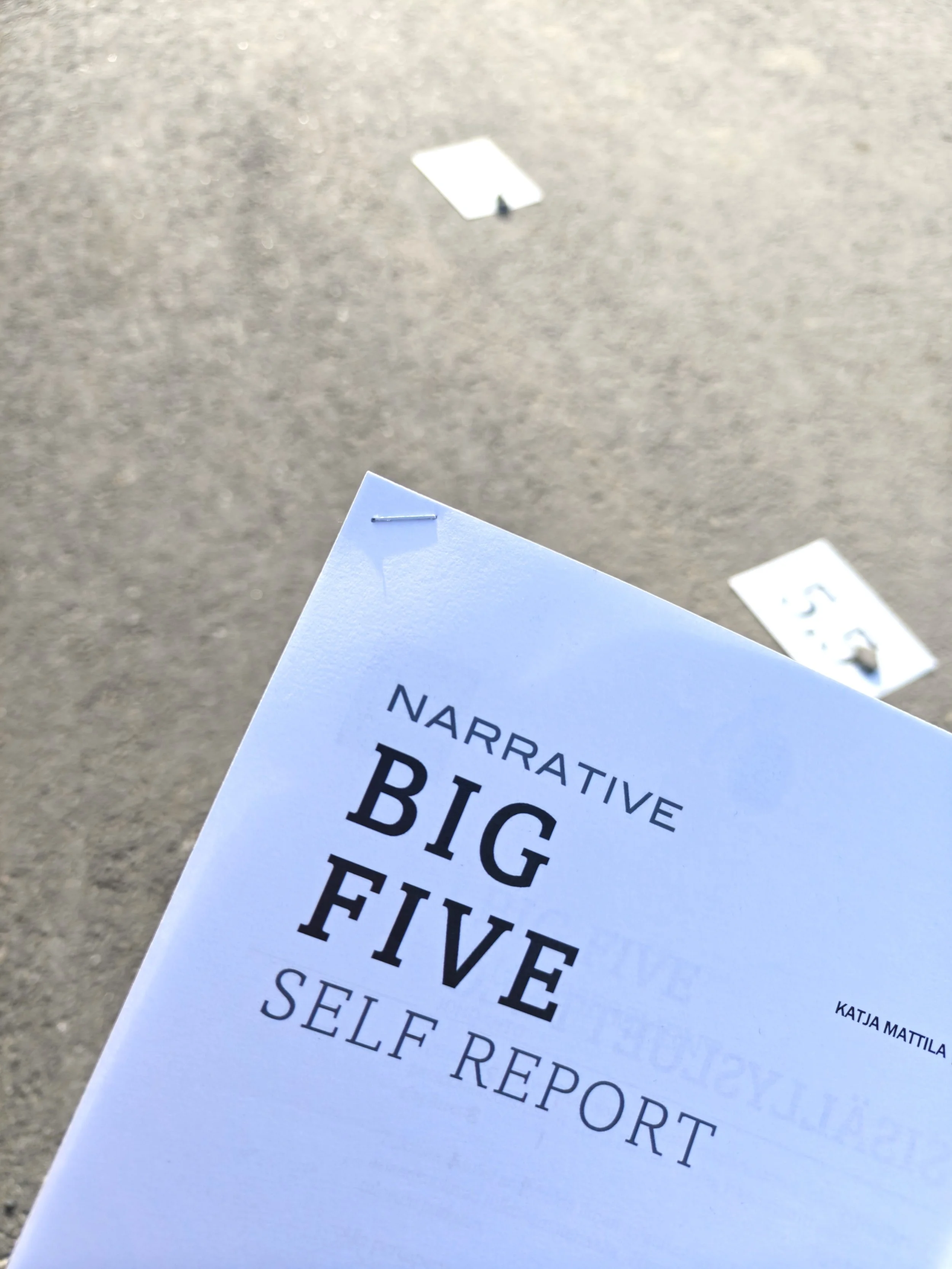 Narrative Big Five persoonallisuusanalyysit Oulu