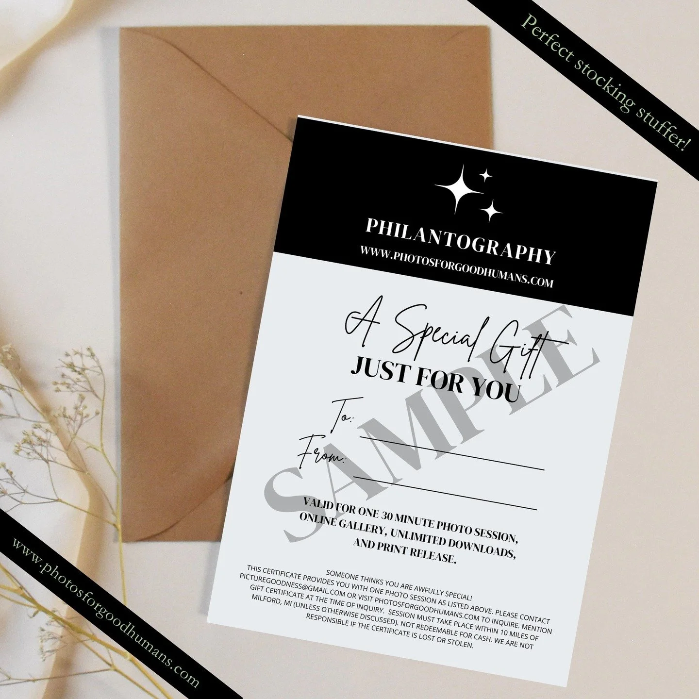 Your mom wants photos.
Trust me.

Philantography gift certificates are the easiest win for last-minute shoppers and impossible-to-buy-for people. (Even if it is just going into your own stocking!)

Mini sessions, 30-minute sessions, or any dollar amo