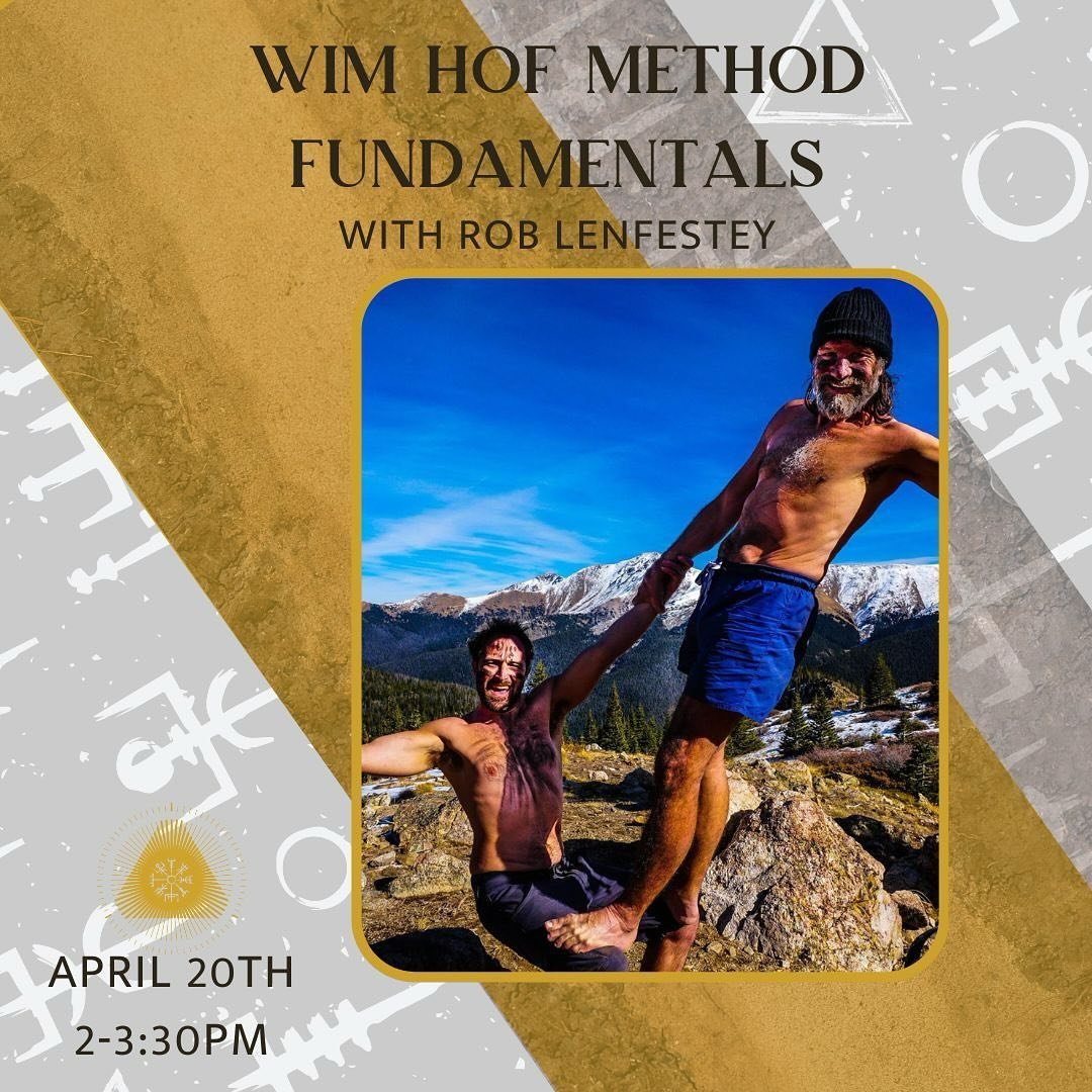 Join @roblenfestey this Saturday at 2pm! 

As one of the inaugural Wim Hof Method Instructors in the United States, a testament to his dedication and expertise in this transformative practice. Battling poor circulation and Reynaud&rsquo;s Syndrome, R