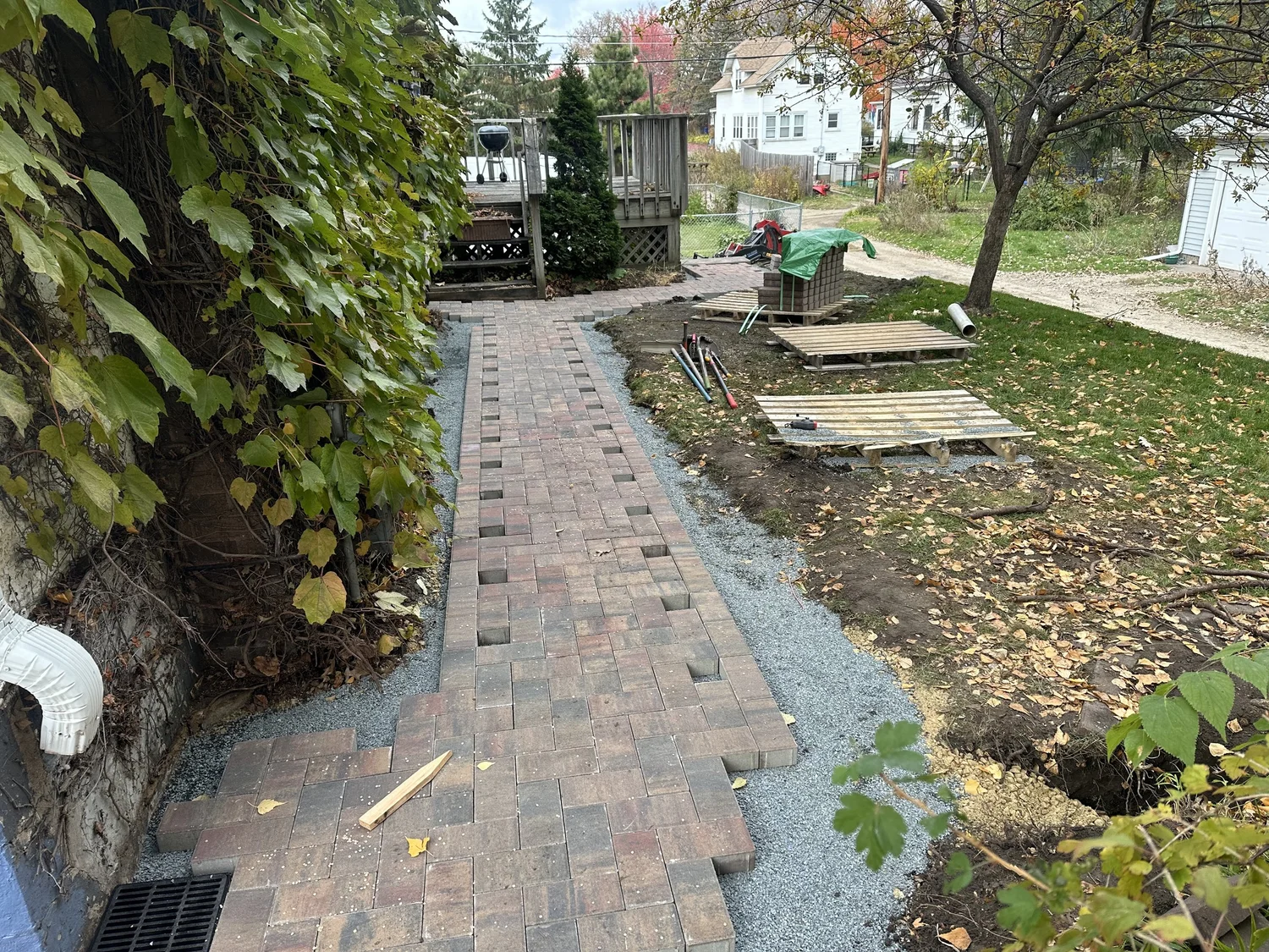 RCP Holland pavers being installed along walkway — Como Park Saint Paul — Heritage Outdoors 2025