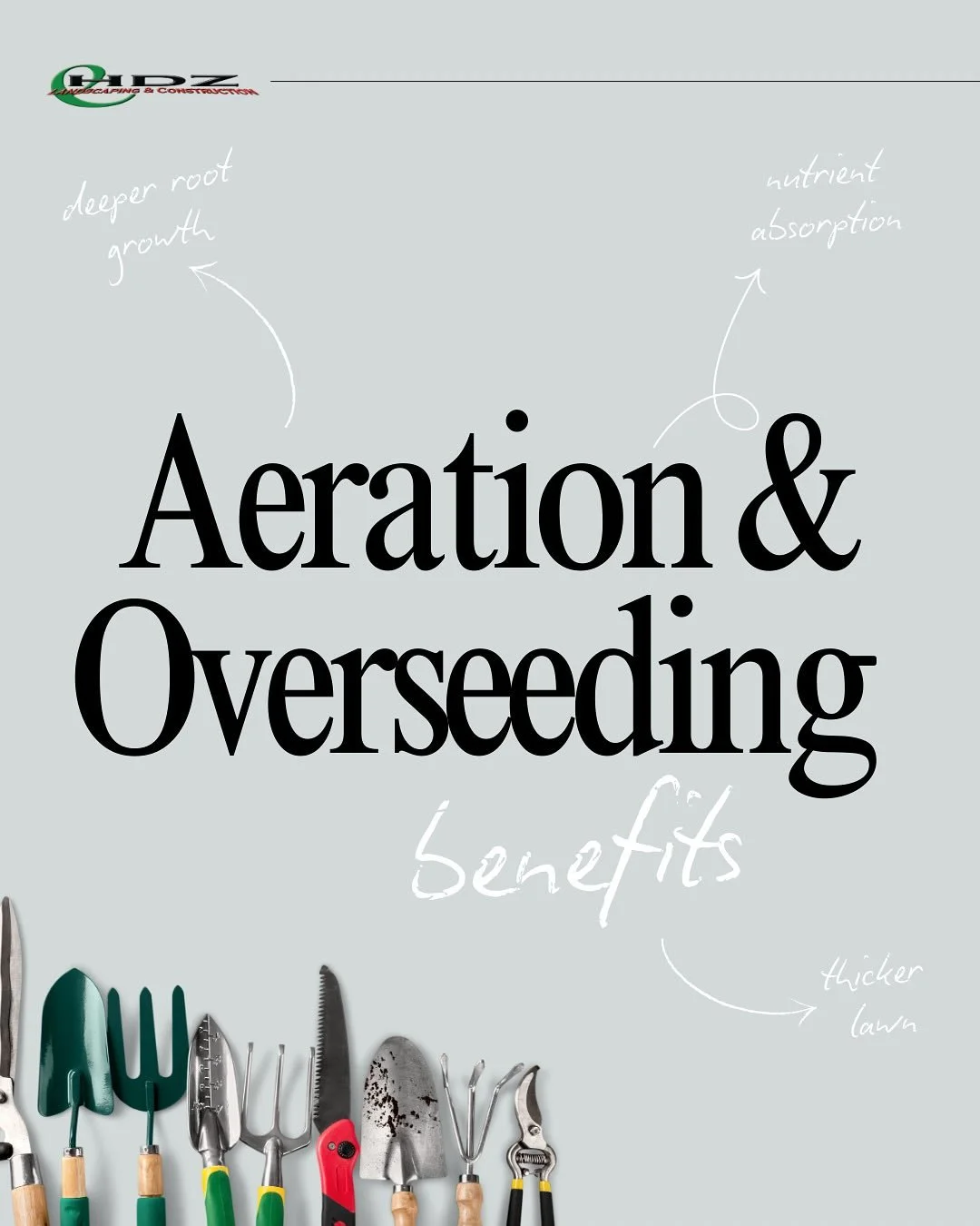 Aeration and overseeding are the ultimate duo for a healthy lawn. 🌱

#landscaping #aeration #overseeding #lawn #lawncare #grass #fall