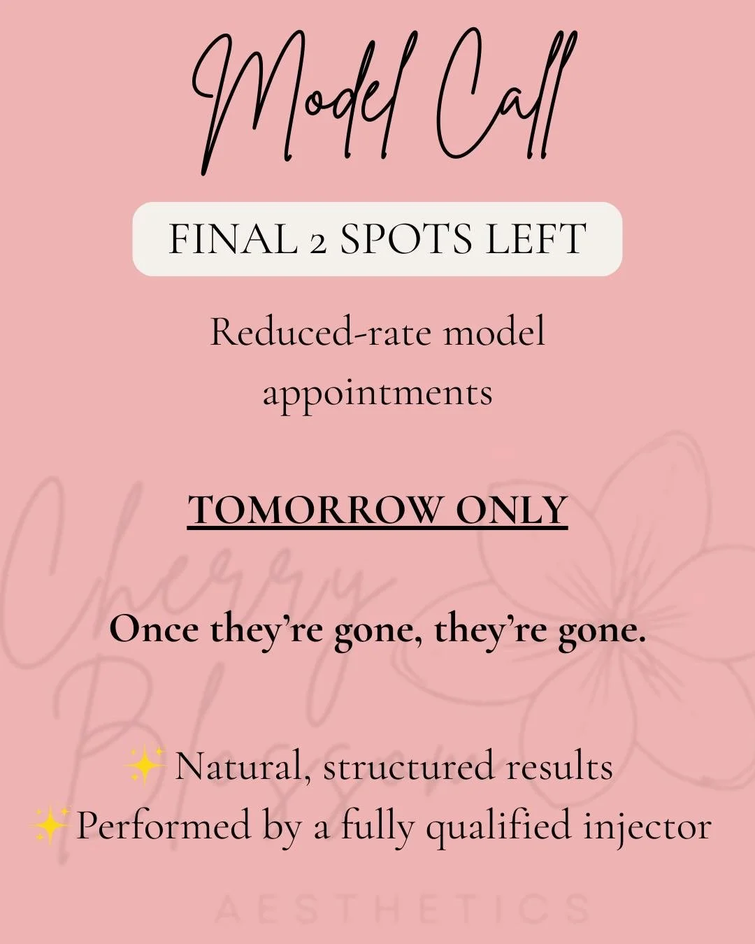 📣 LAST CALL 📣&hellip;..!!!!