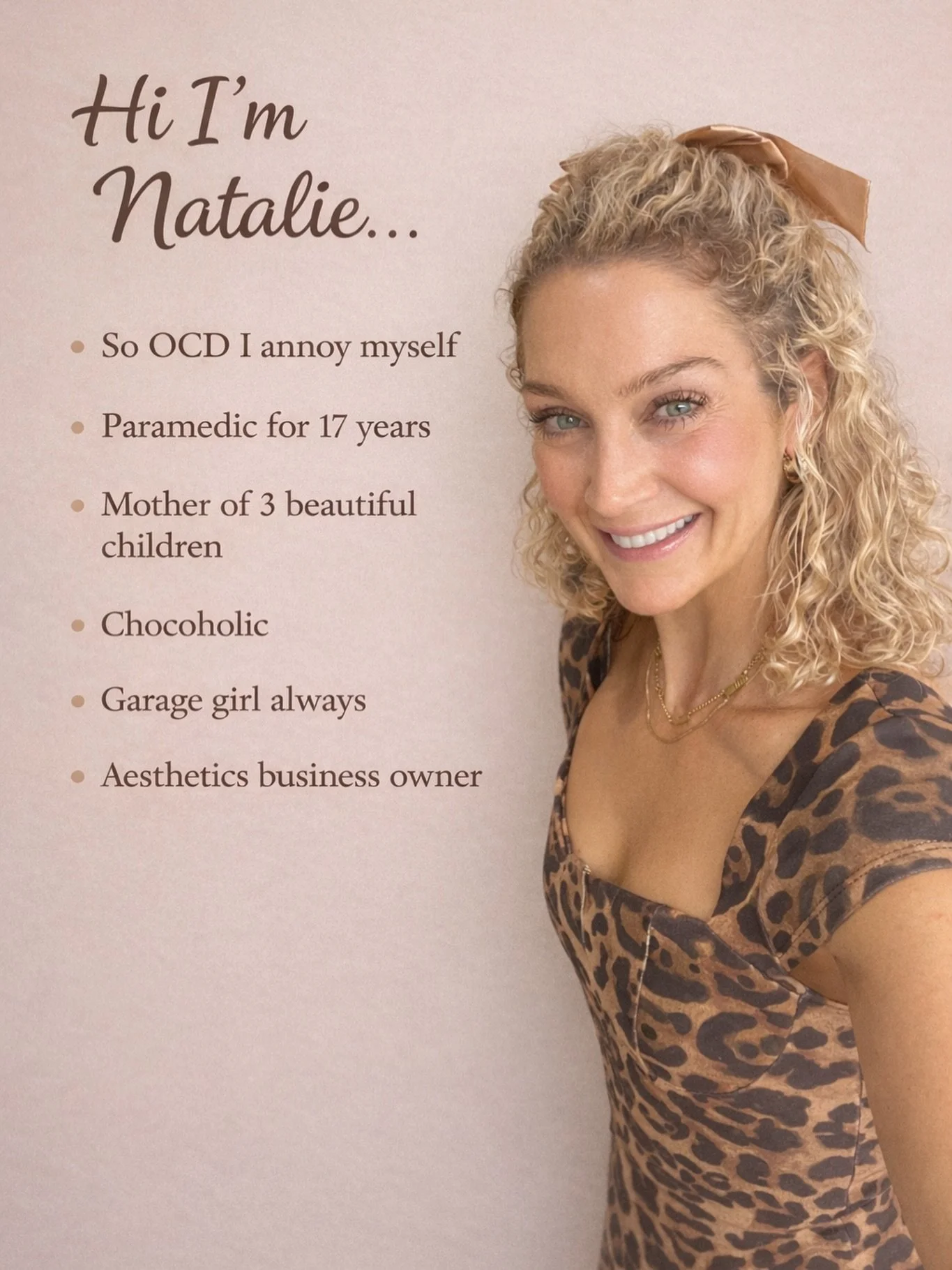 👋🏼 In case you&rsquo;re new here&hellip; a little about me 🤍

Hi 👋 I&rsquo;m Natalie &mdash; 🚑 still a paramedic after 16yrs.

Mum of 3 beautiful little ones {now a pup too 🐶} 🙈 

I&rsquo;m a little OCD, which definitely comes in handy when it