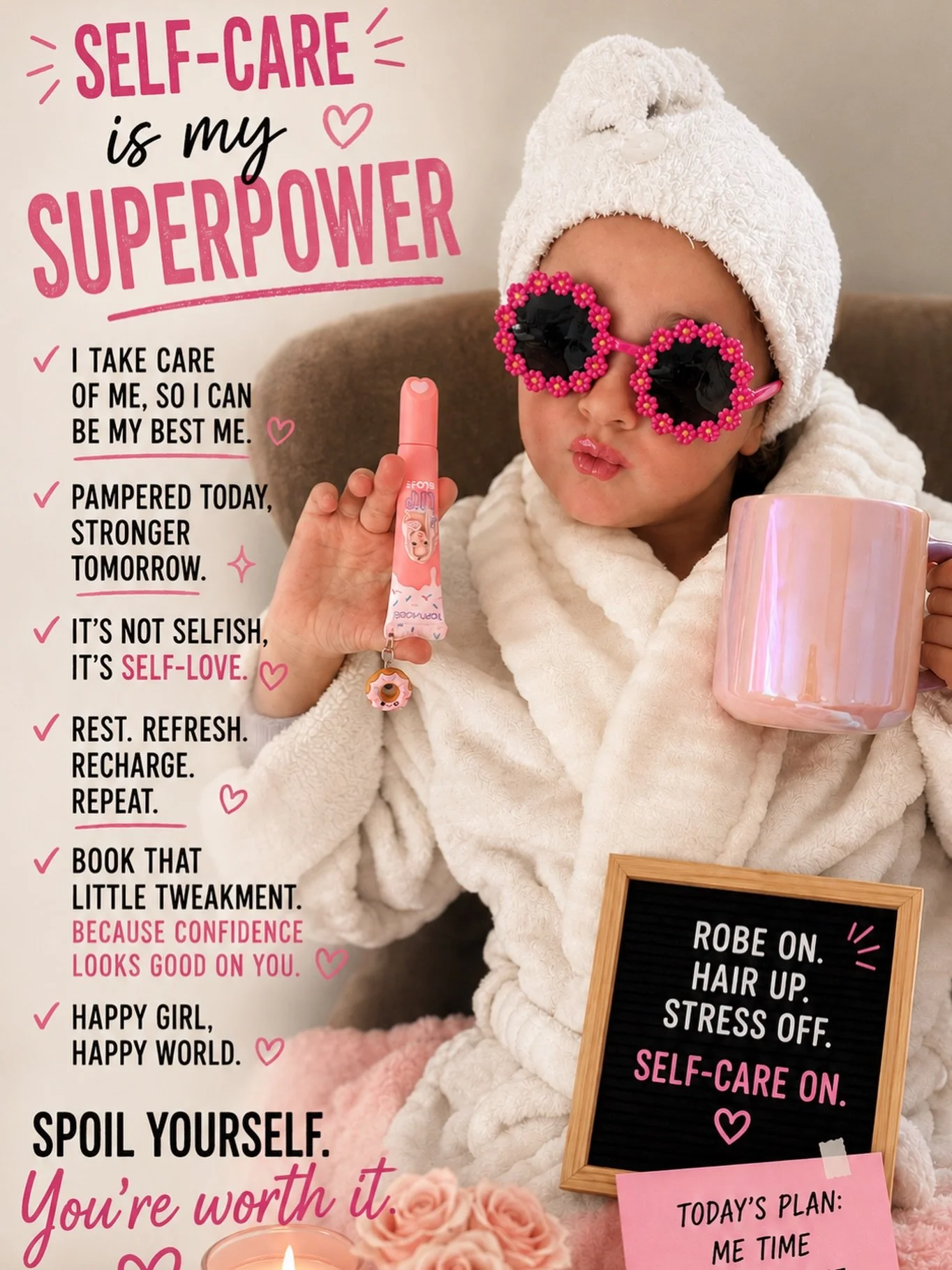 The best investment? 💸

The one that makes you feel confident when you look in the mirror 🪞 

Self-care isn&rsquo;t selfish. 🤍 It&rsquo;s maintenance, confidence, and showing up as your best self 

Sometimes that means rest&hellip; 💤 sometimes th