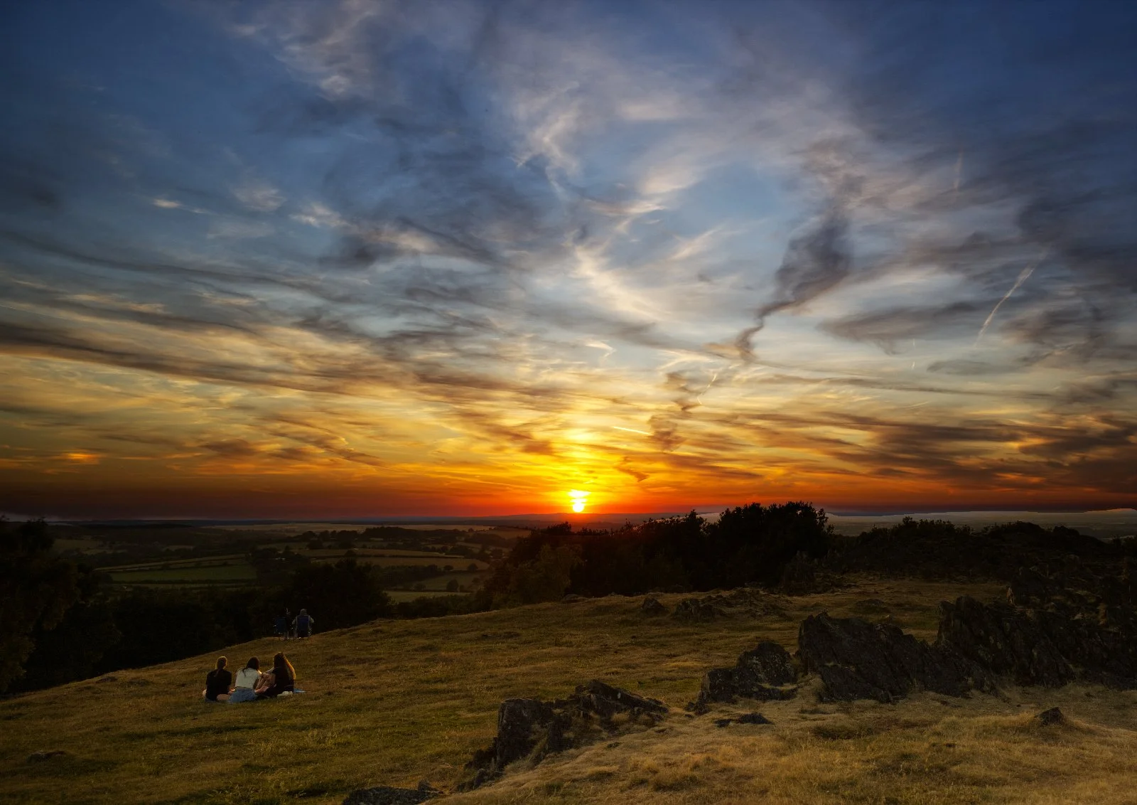 Smouldering Sunset At Beacon Hill - Mike Bernstein