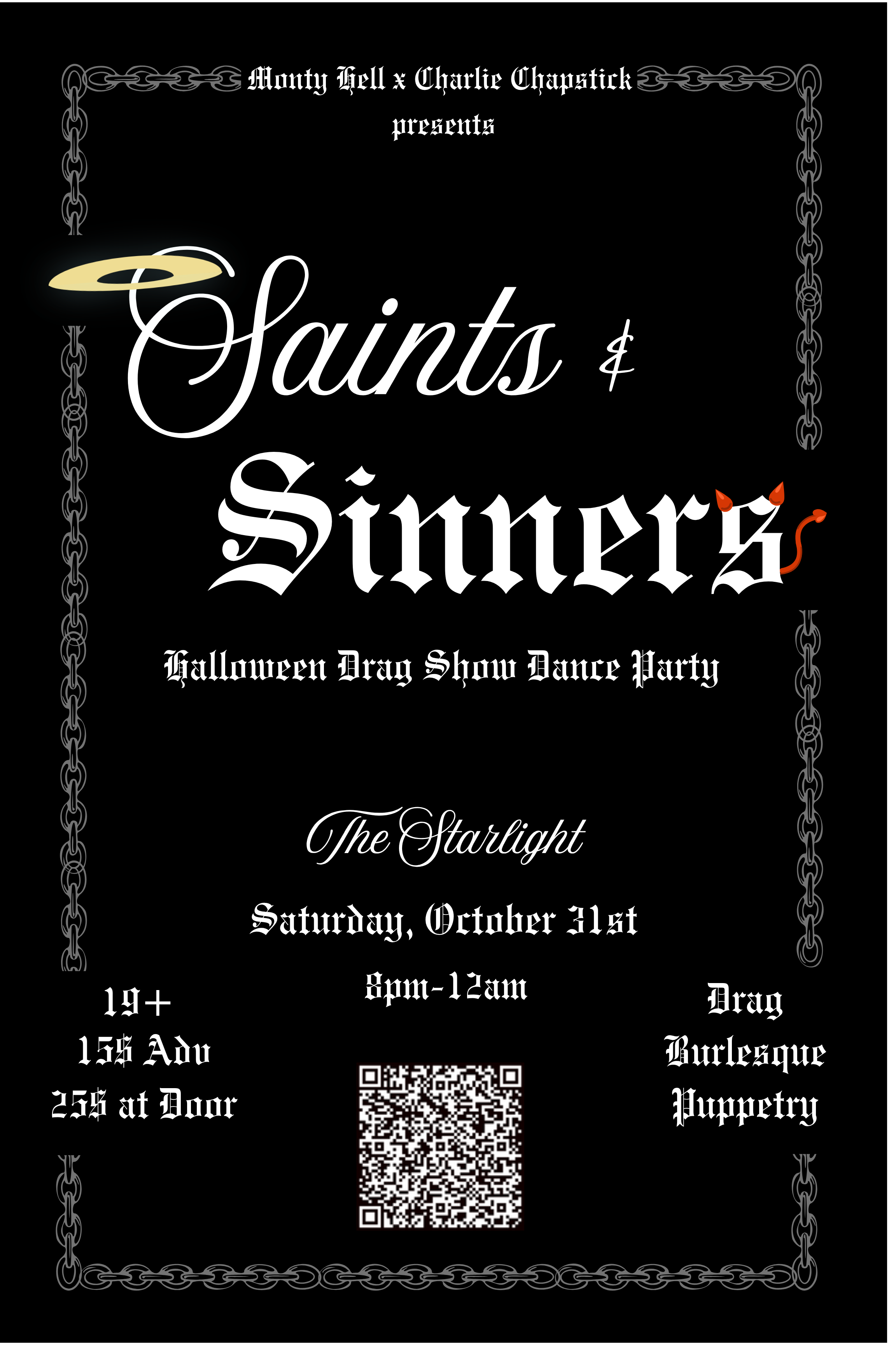 Saints &amp; Sinners: halloween drag show dance party