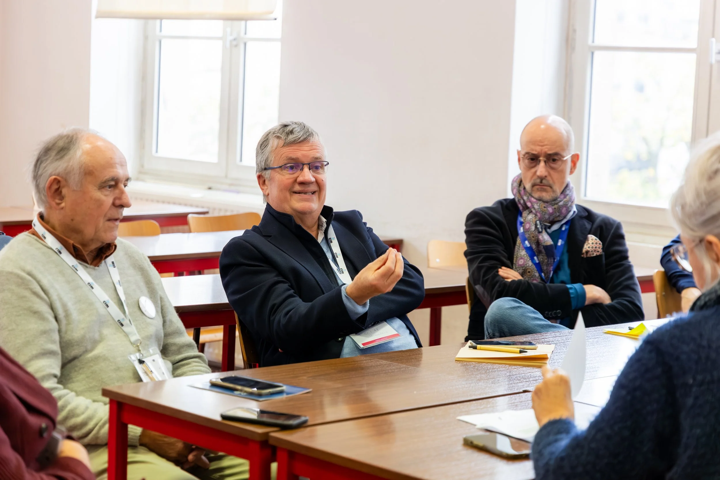 Campus de l'Innovation Managériale. Prise de vue de conference, débat entre participants