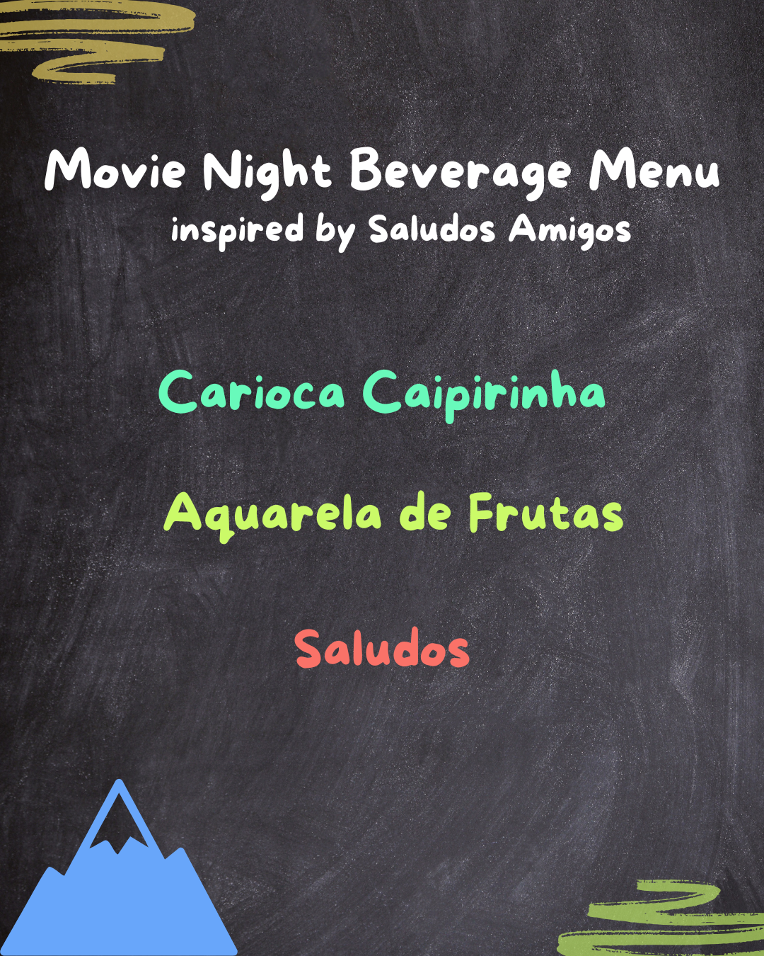Saludos Amigos Movie Night: Beverages