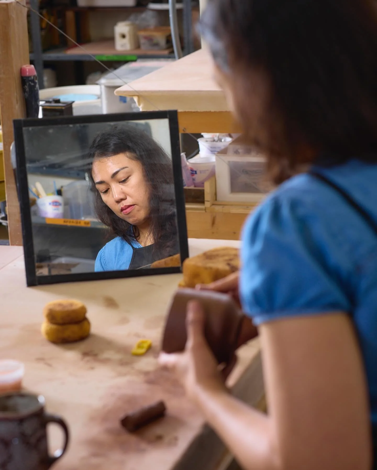 &ldquo;My hands sing when I work with clay.&rdquo; Norleen Nosri prefers to work in silence because &ldquo;It gives me a chance to process &rdquo; 

She is the chair of the Art Department and lead ceramics professor at STLCC, Forest Park. Norleen sai