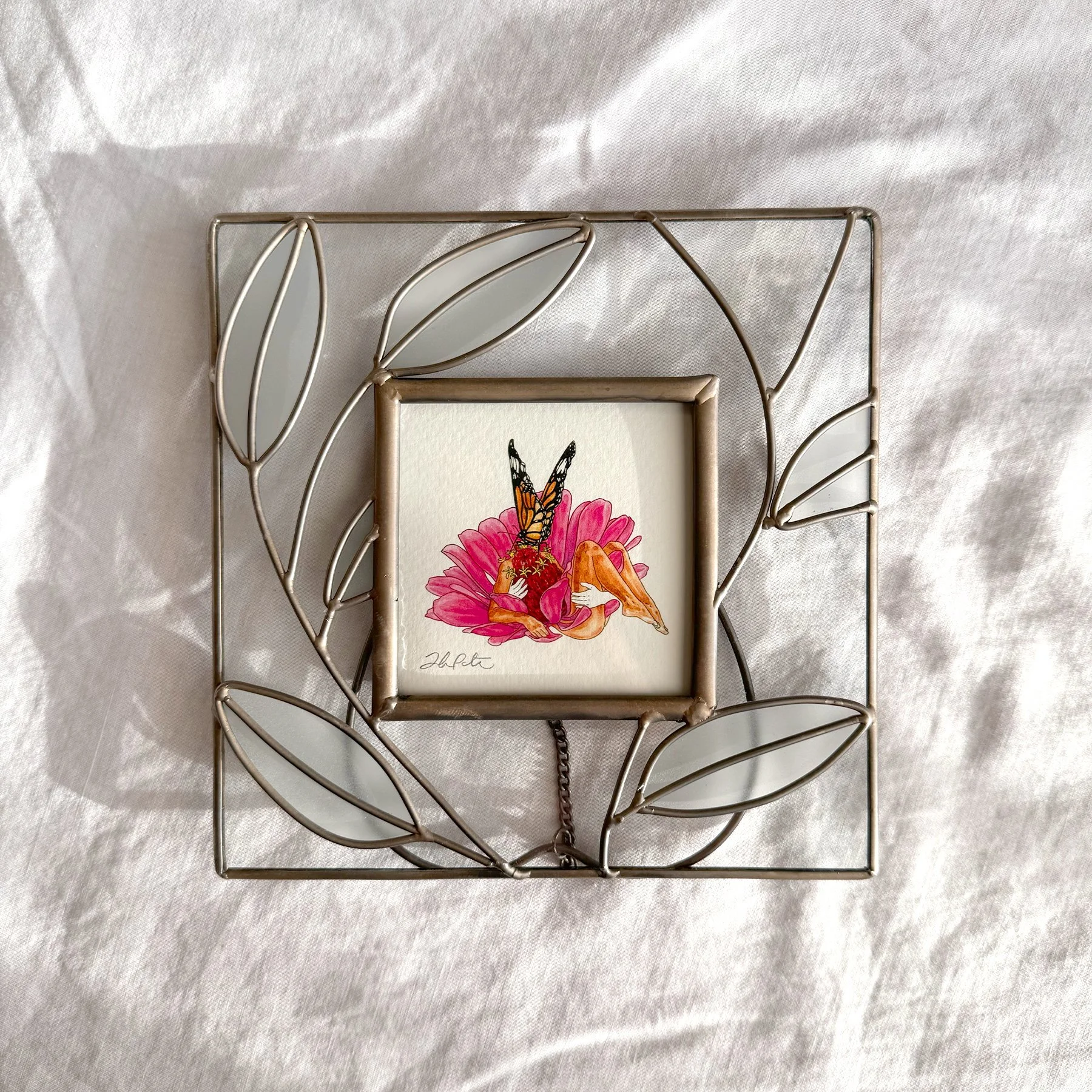 Zinnia Bloom - Pink