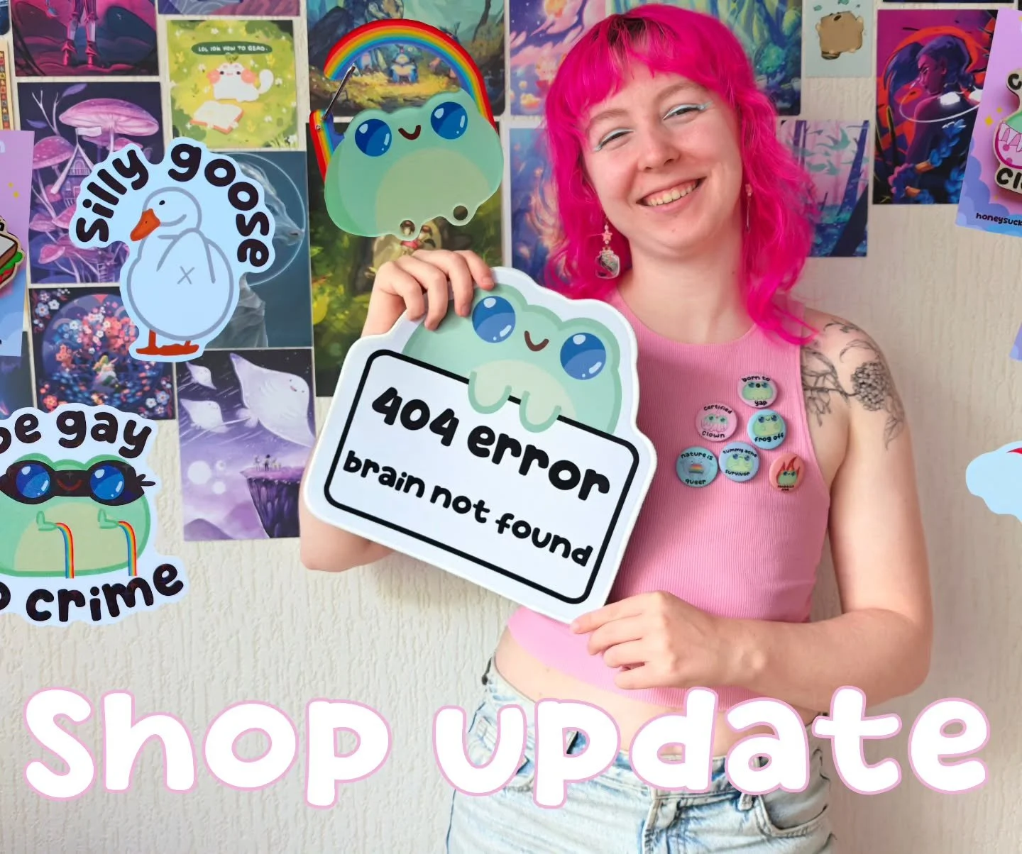 The new shop update is live!🩷✨
There's so many new products I'm incredibly excited about, I'm glad I can finally show you! (Online that is, you might have seen them at conventions already hehe)
.
.
.
.
#cuteart #cuteillustration #illustration #small