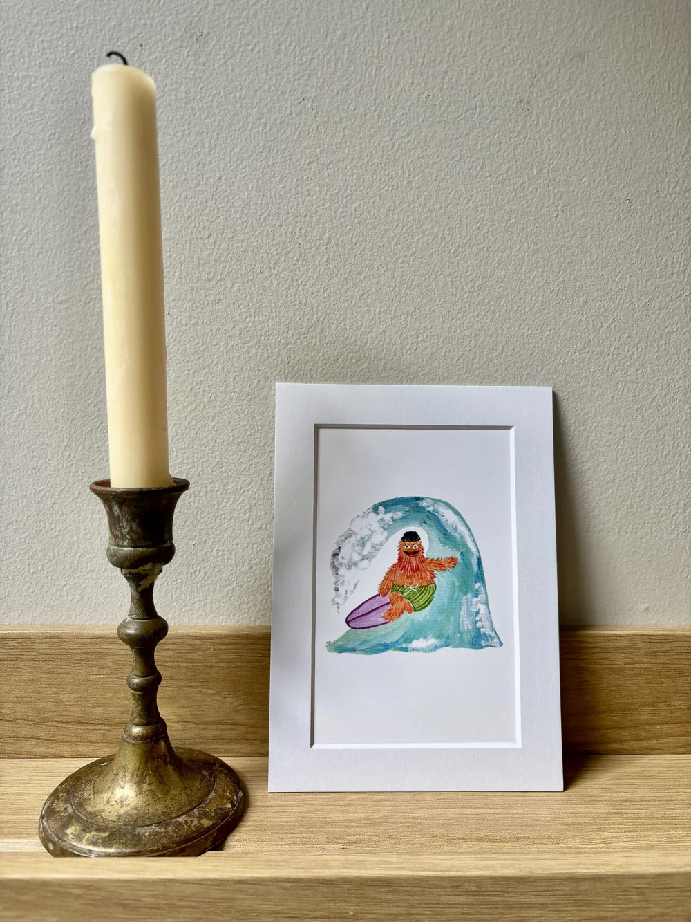 Gritty Surfing 5x7 Print — Candace's Canvasses