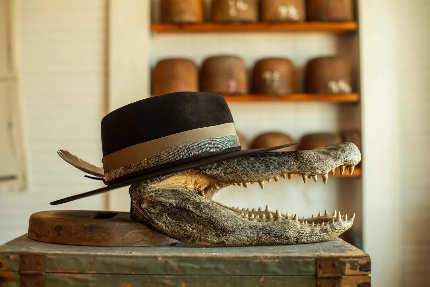 - More of that Florida shit for Ken.

#TilDeathHatCo #Millinery #Ybor