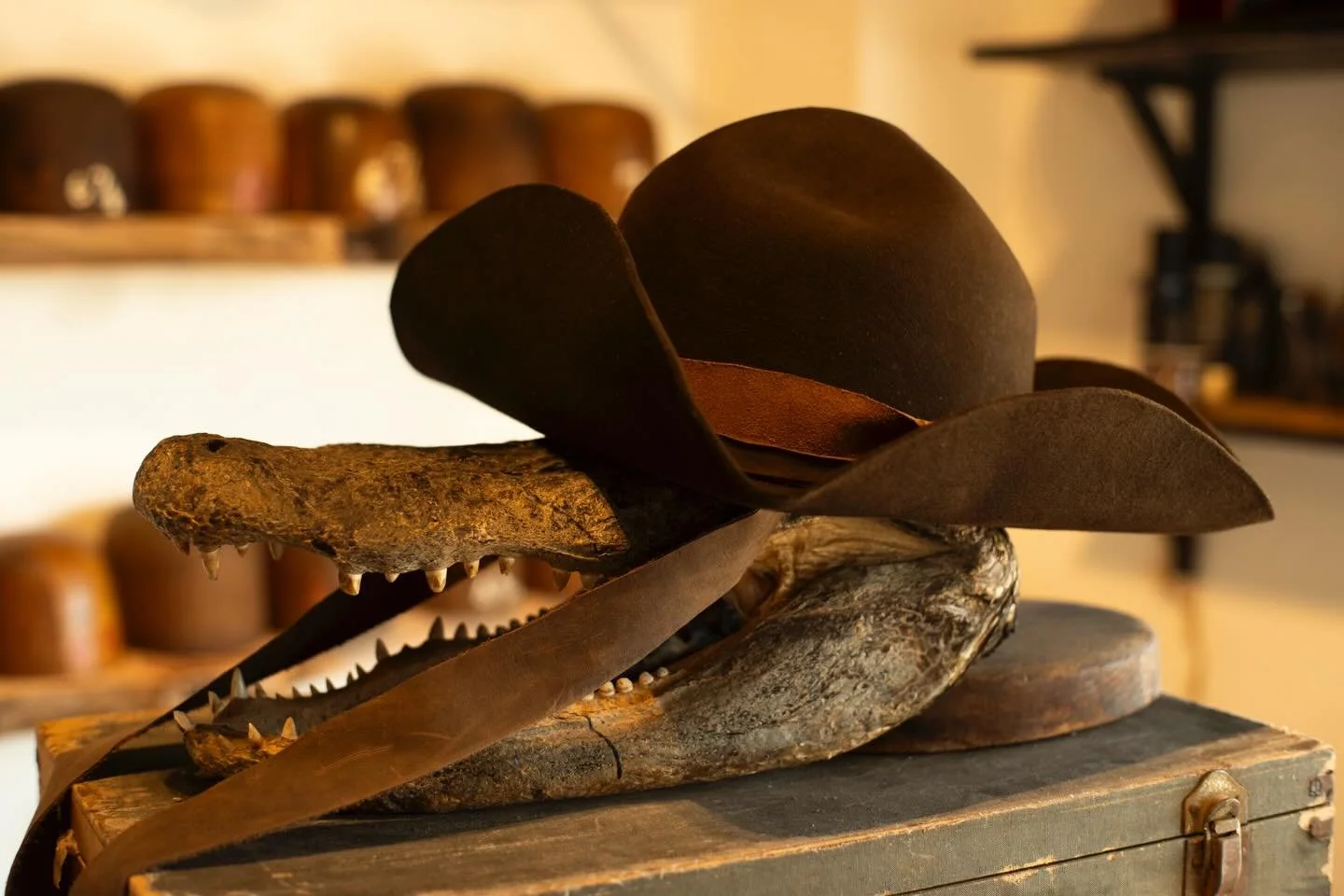 - R.J. MacReady lookin&rsquo; Thing. Made for Donny. Kurt Russell for scale. 

#TilDeathHatCo #Millinery #Ybor