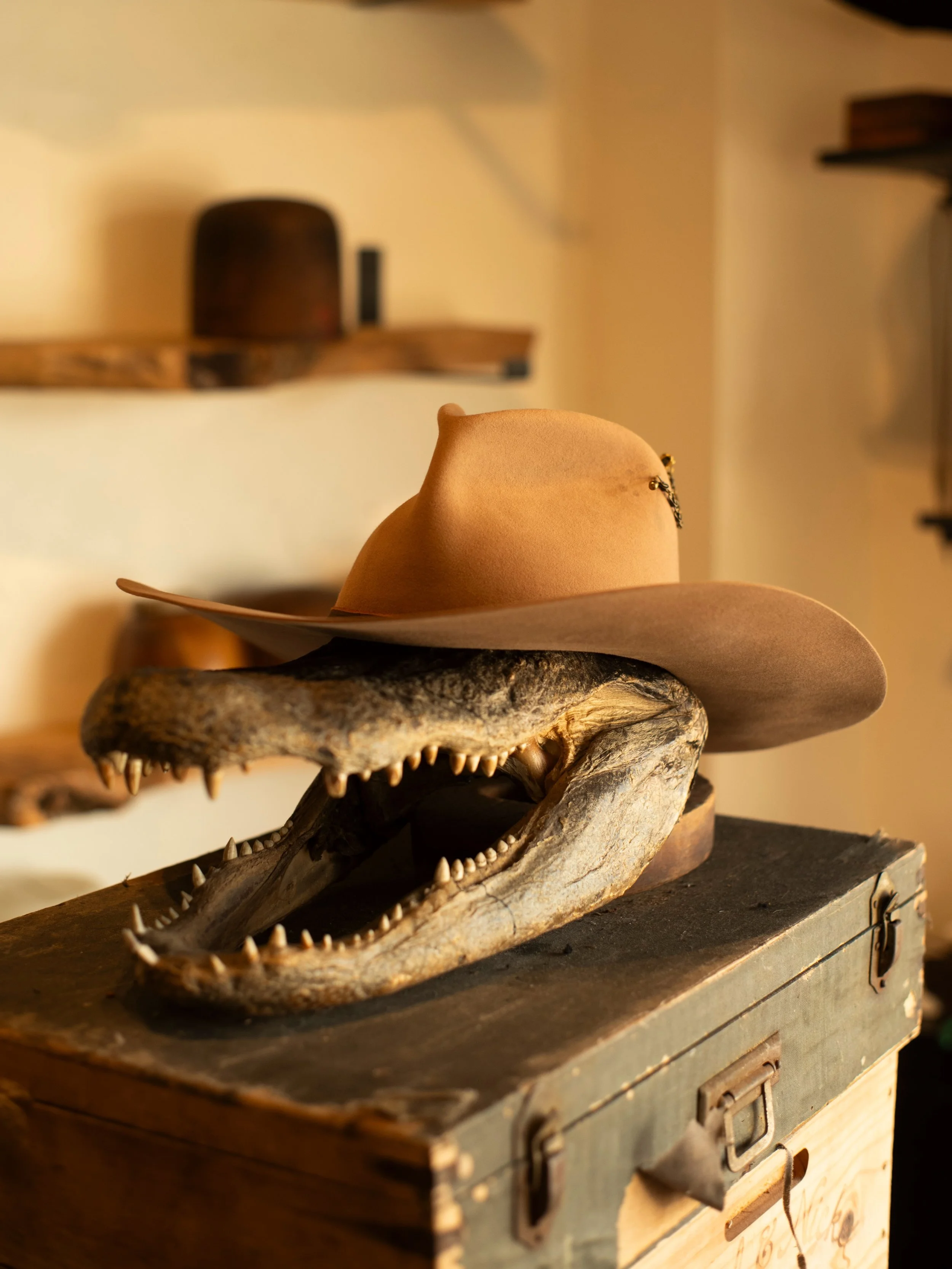 - Made for Tyler with a swoop for all of time. 

#TilDeathHatCo #Millinery #Ybor