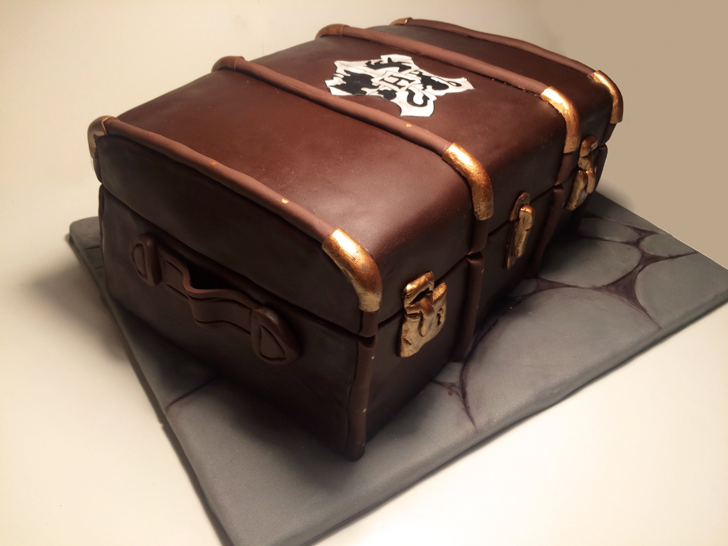 Tarta de Harry Potter Baul de Chocolate