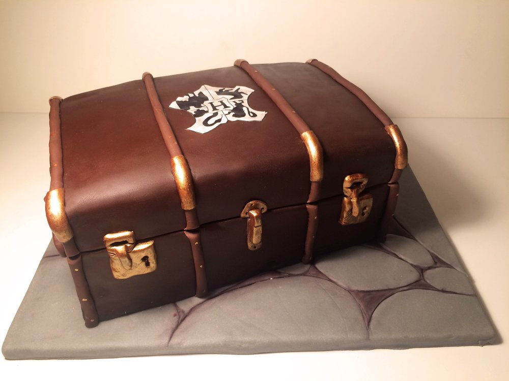 Tarta de Harry Potter Baul de Chocolate