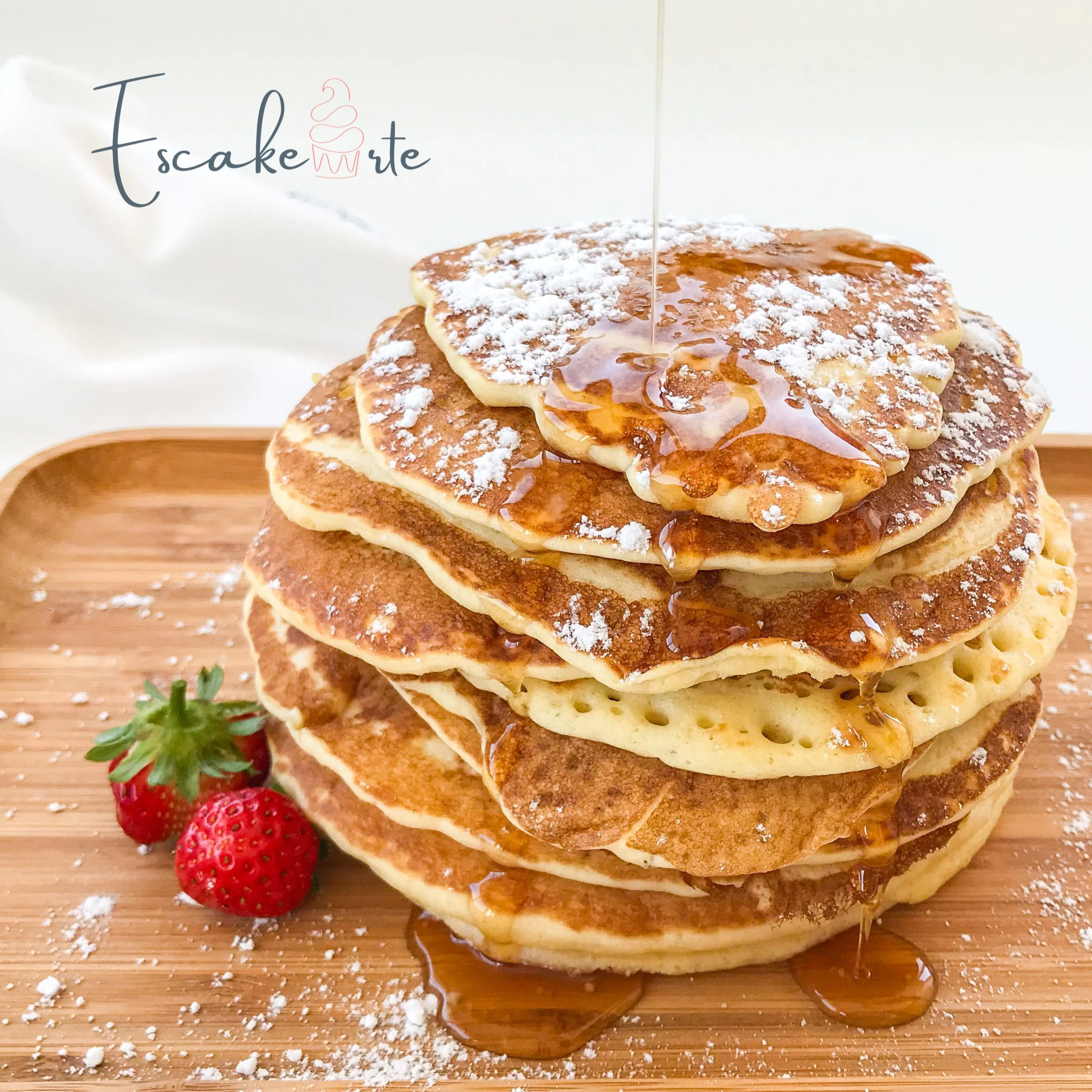 Tortitas americanas caseras, esponjosas y fáciles