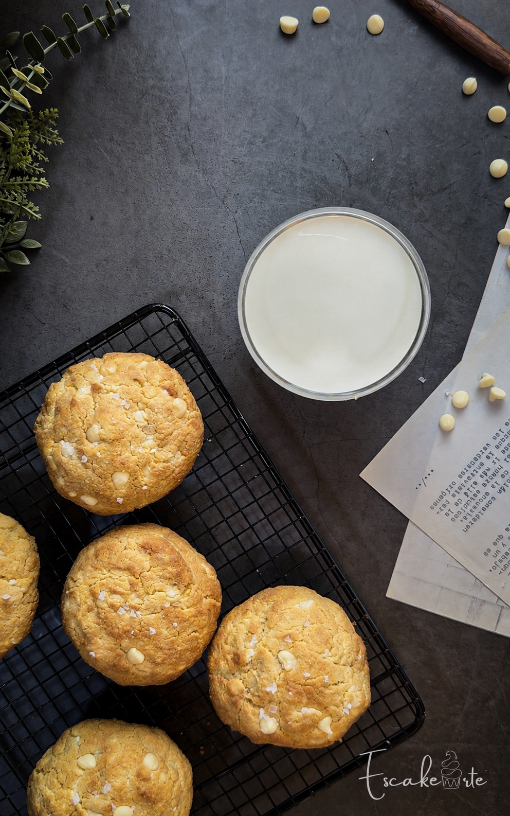 Galletas de limón estilo Levain Bakery
