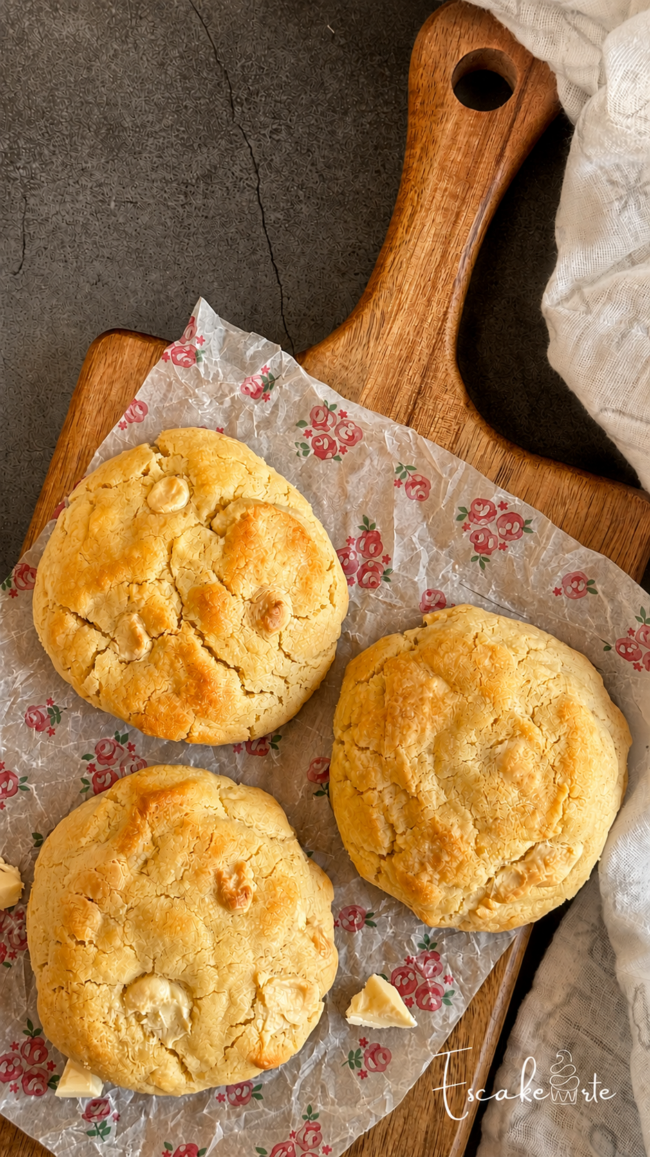Galletas de limón estilo Levain Bakery