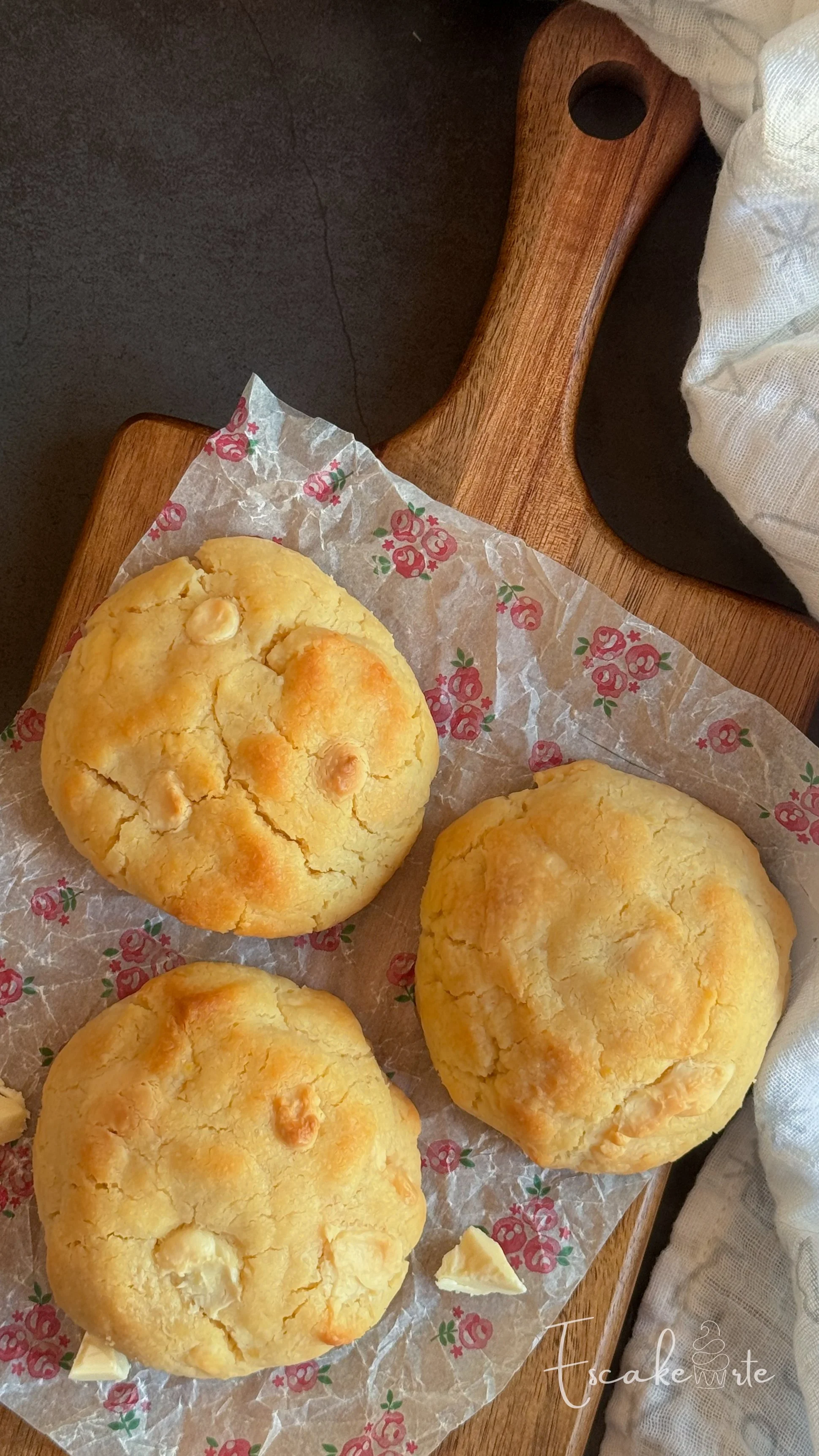 Galletas de limón estilo Levain Bakery