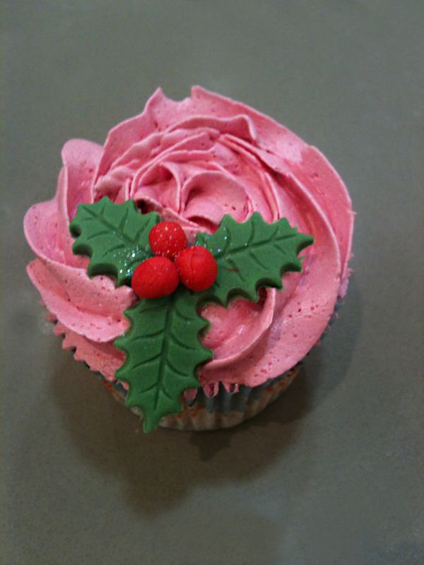 Cupcake básico decorado con Buttercream de vainilla
