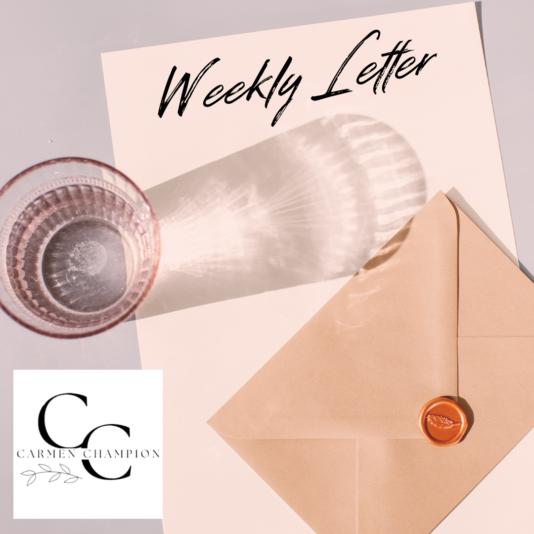 Weekly Letter: Camaraderie