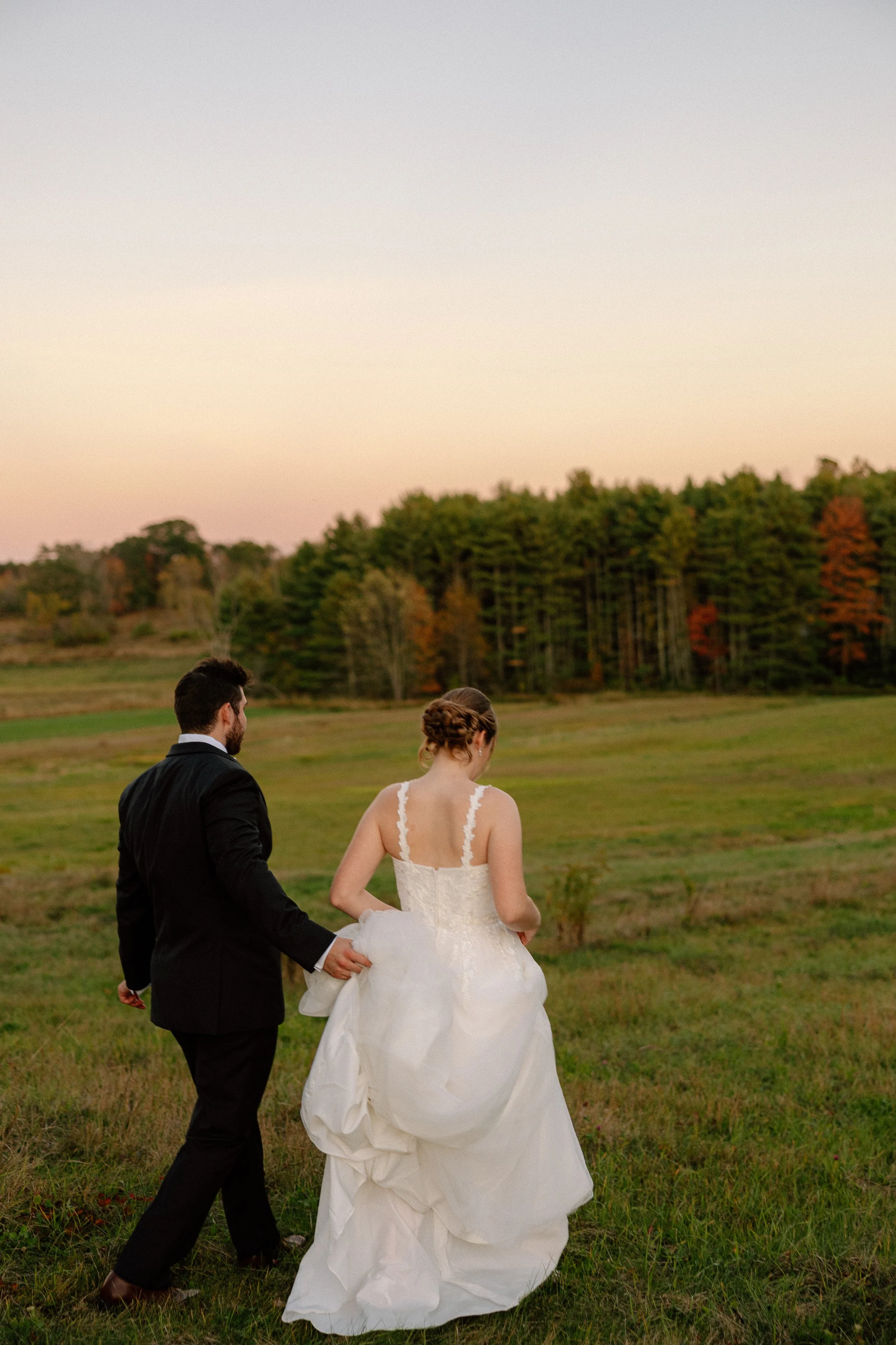 Hitching Post of Maine Wedding Sunset Portraits