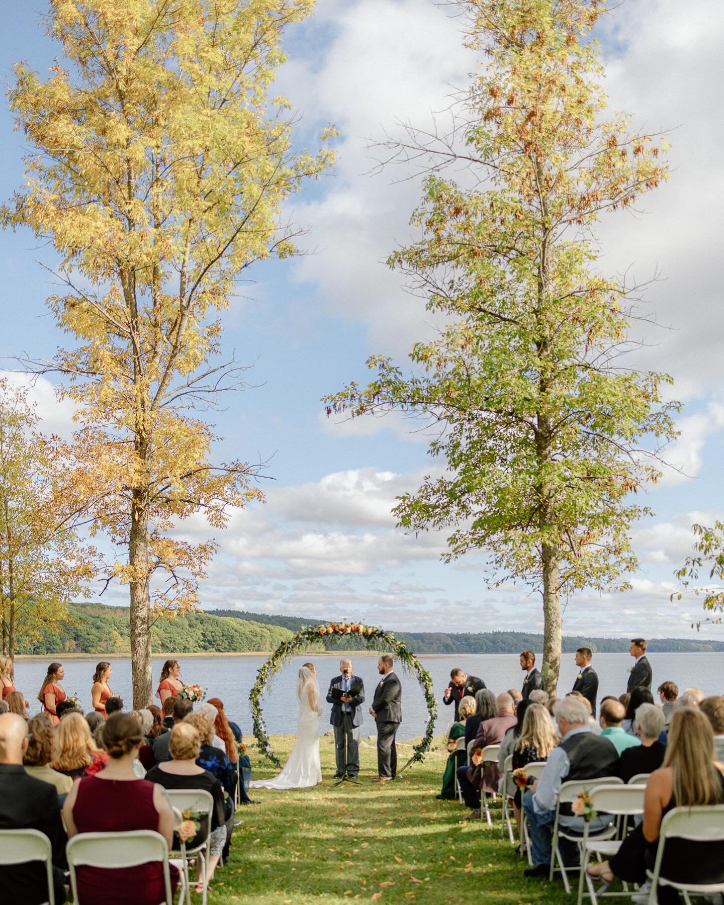 Mackenzie and Herbie's day at @penobscotbayestate was pure magic - coastal views, autumn colors, and those deep Maine roots shining through every detail.

This is why I do what I do. Nature's beauty + genuine love = perfection.

Now booking 2025 + 20