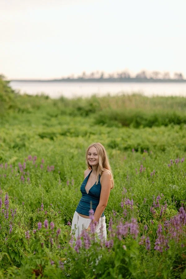 Maine Senior Coastal Portrait