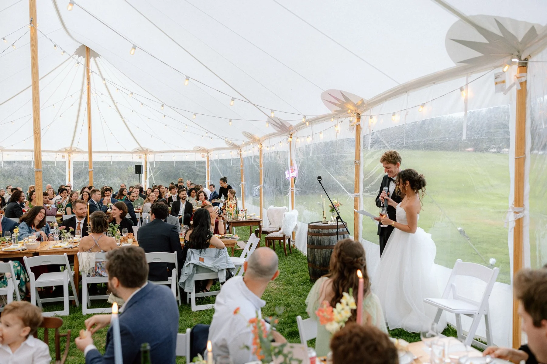 Tops'l Farm wedding speeches