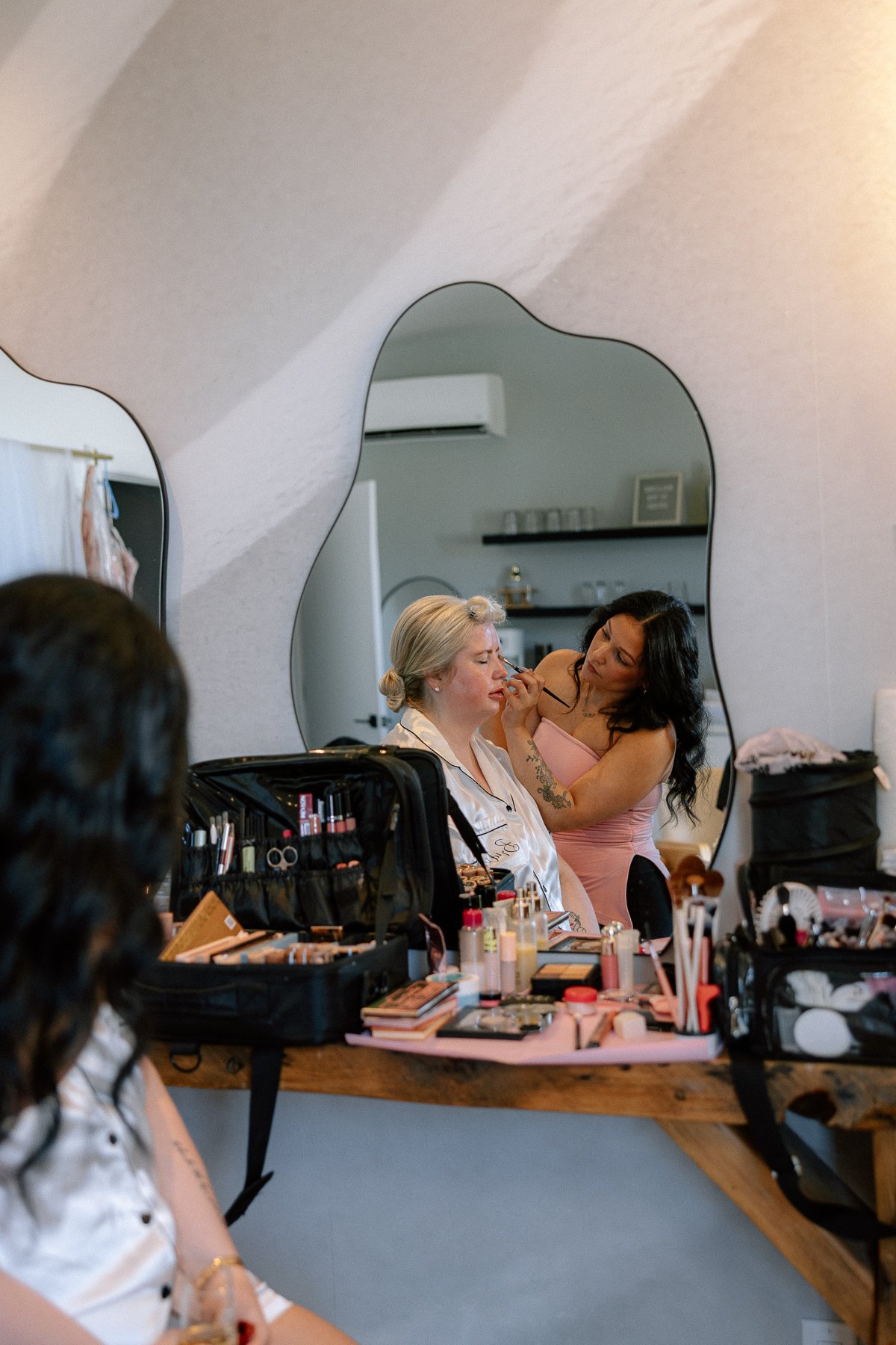 Getting ready at the viewpoint hotel