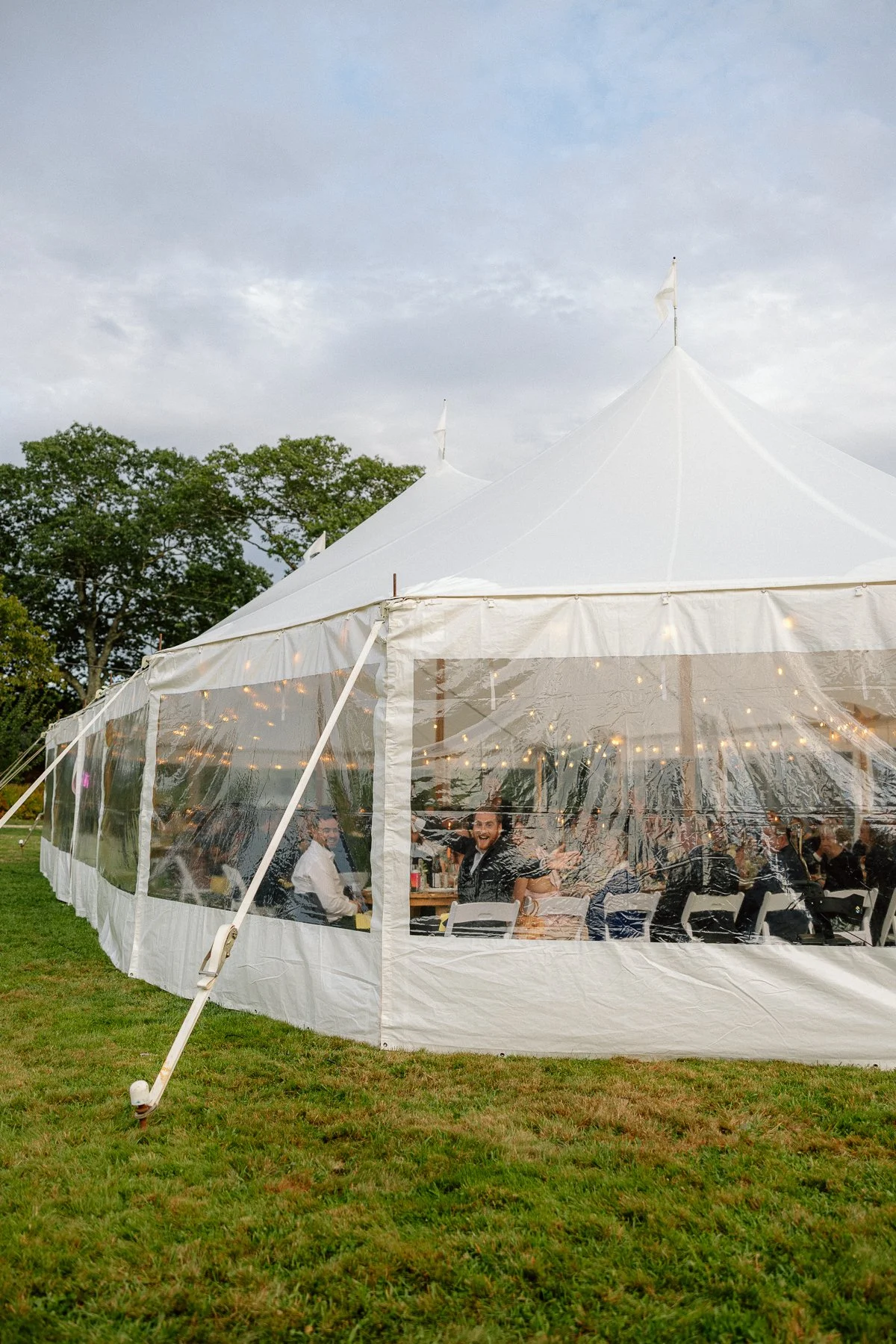 Tops'l Farm wedding reception