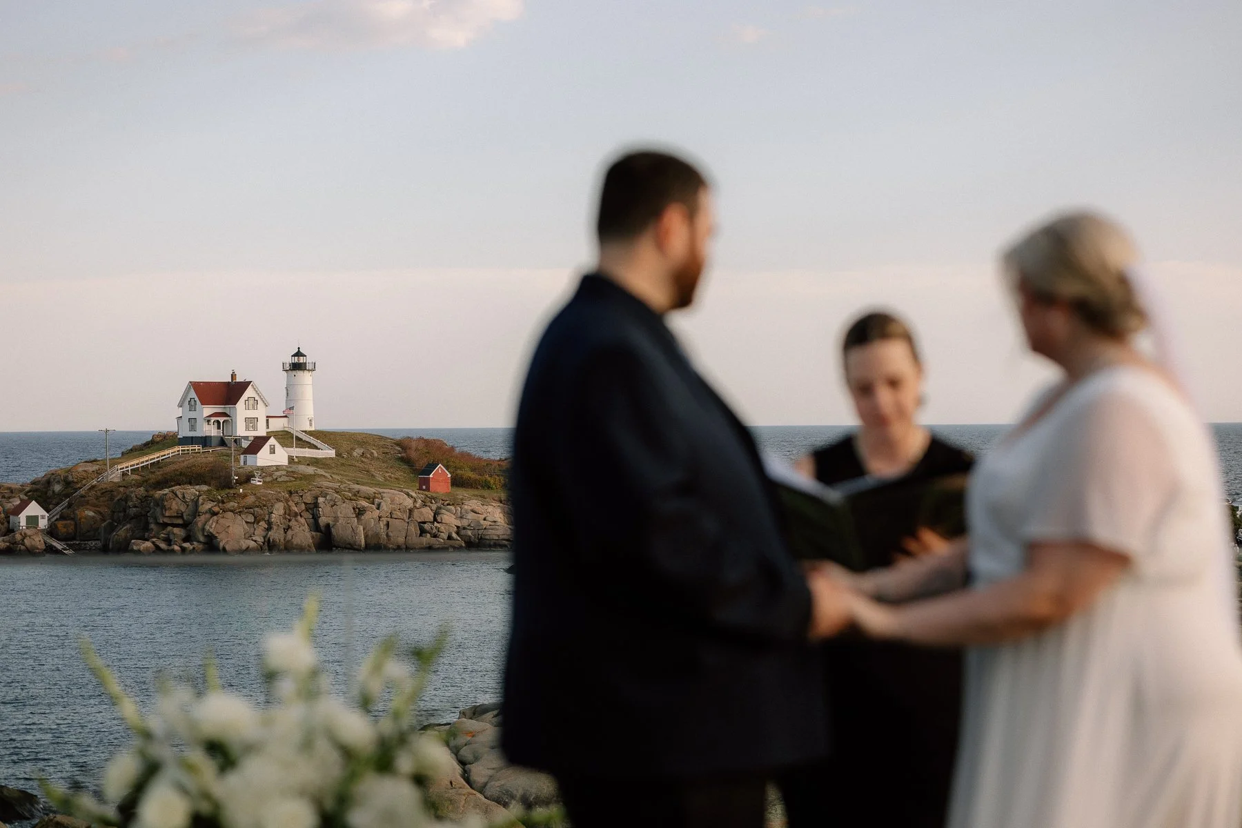The wedding ceremony at The Viewpoint Hotel