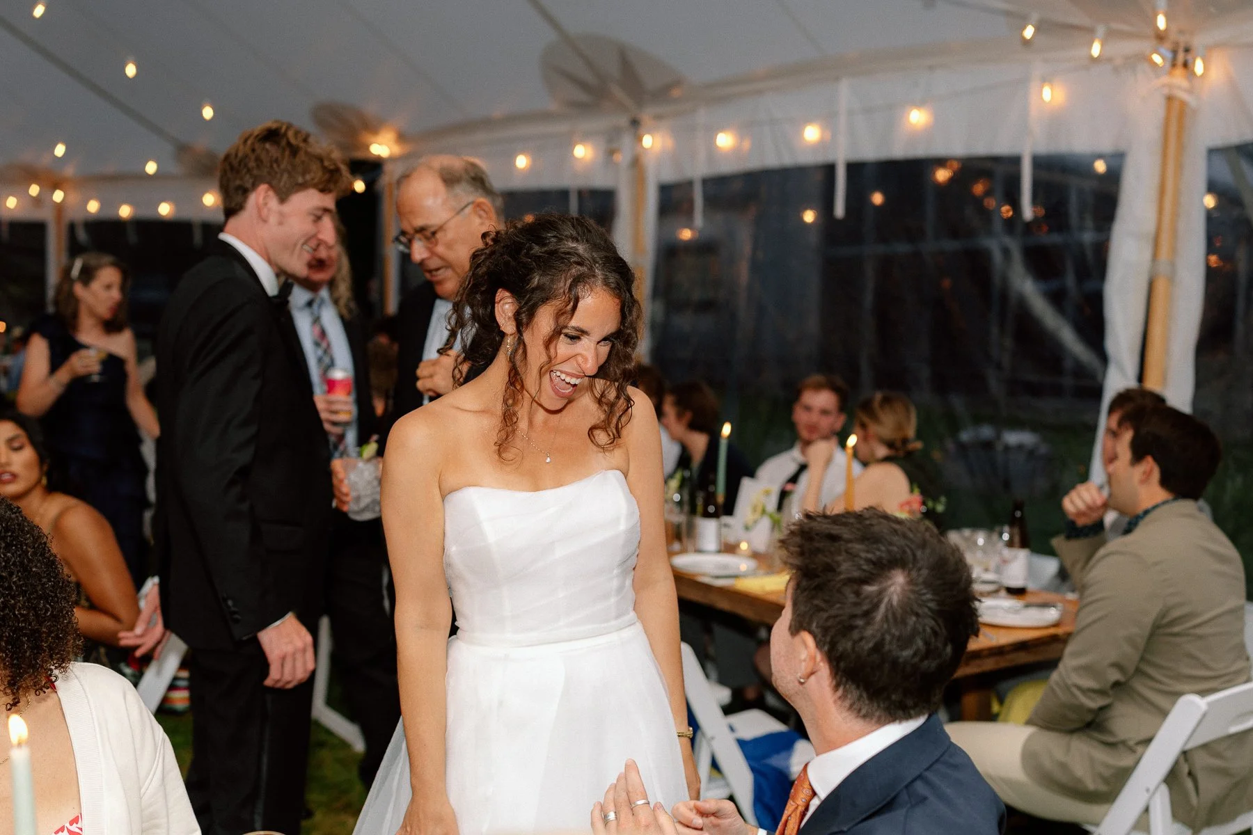 Tops'l Farm wedding reception