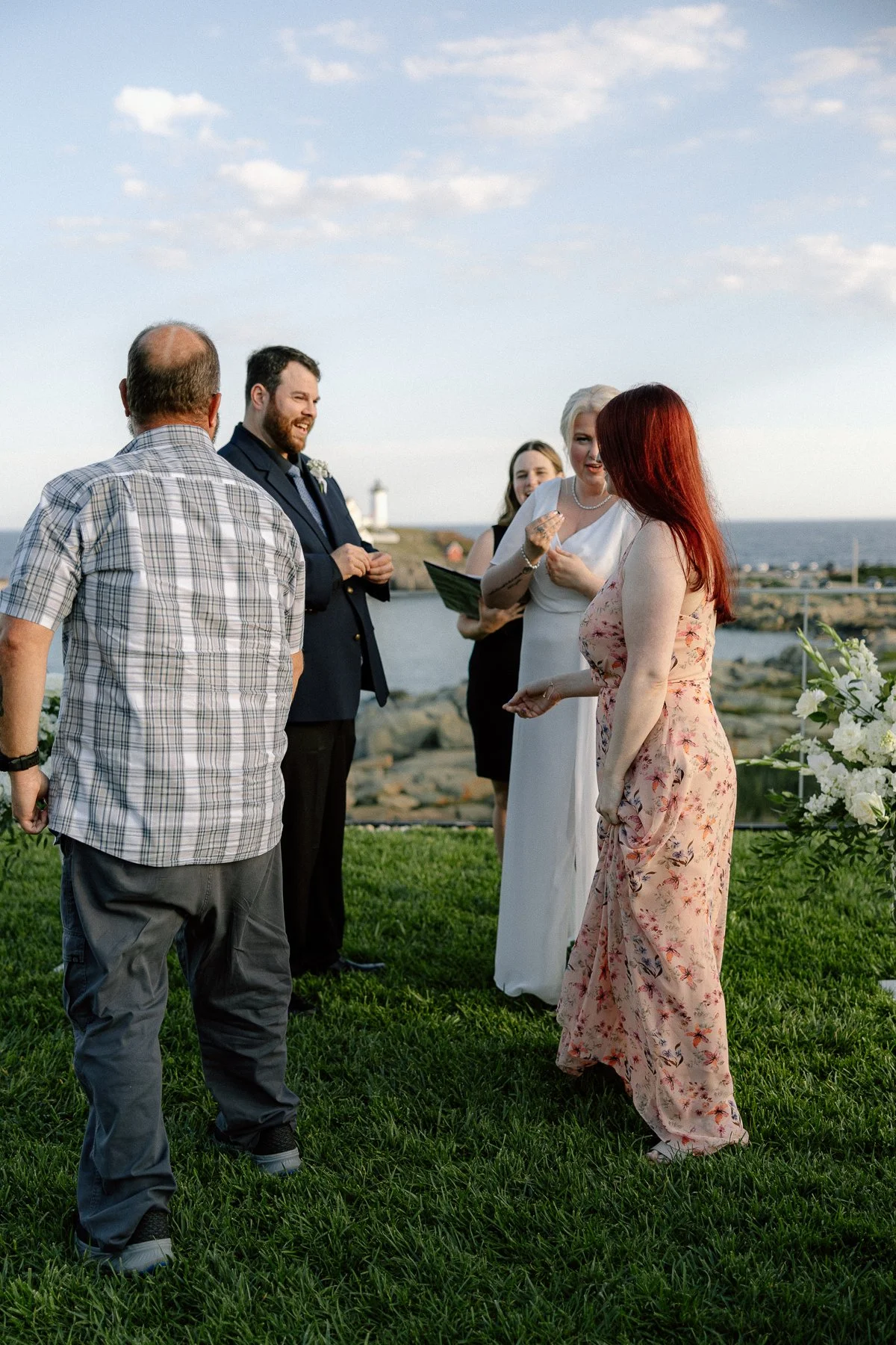 Elopement wedding York Maine