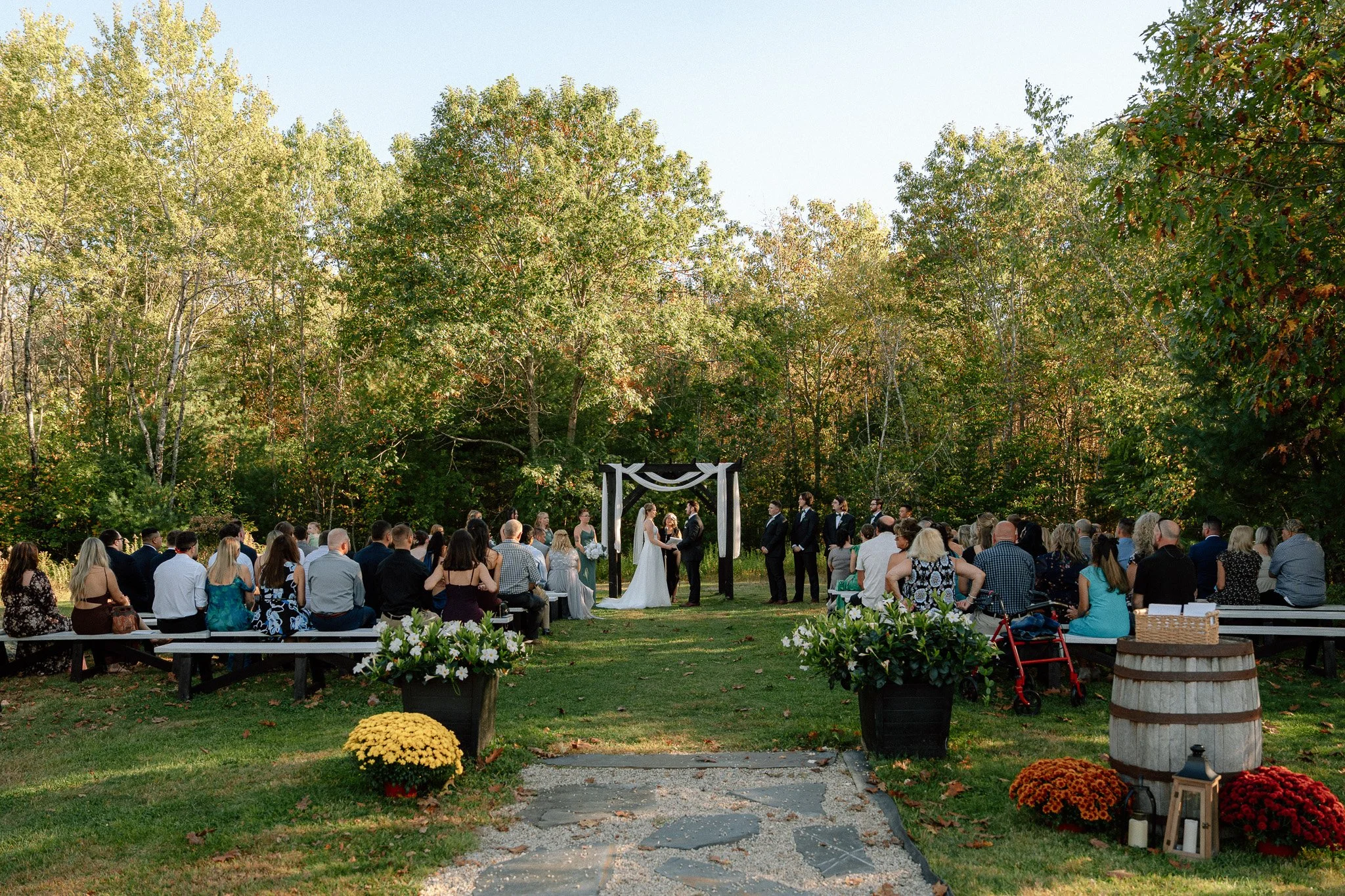 Hitching Post of Maine Wedding Ceremony