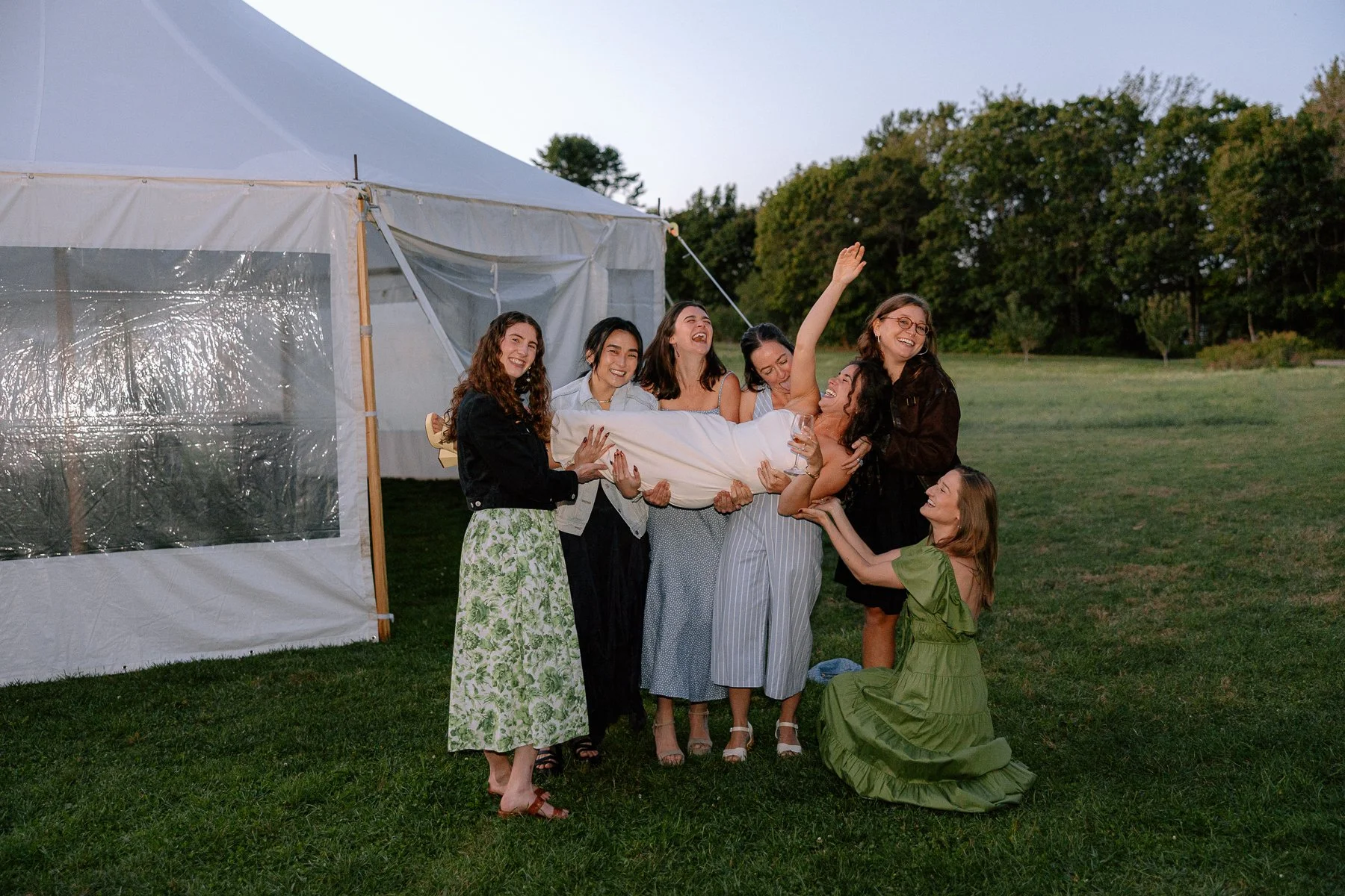 Tops'l Farm wedding rehearsal dinner