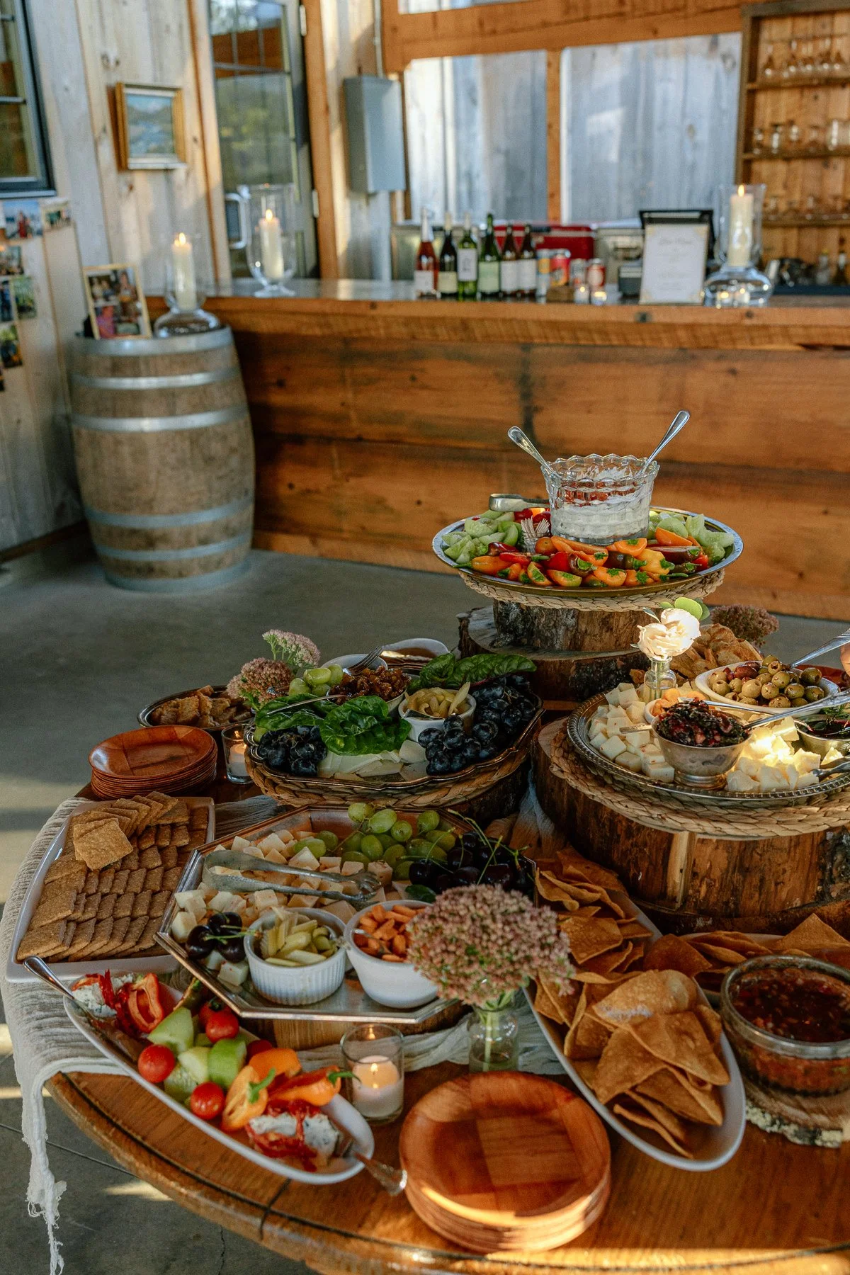 Tops'l Farm wedding rehearsal dinner