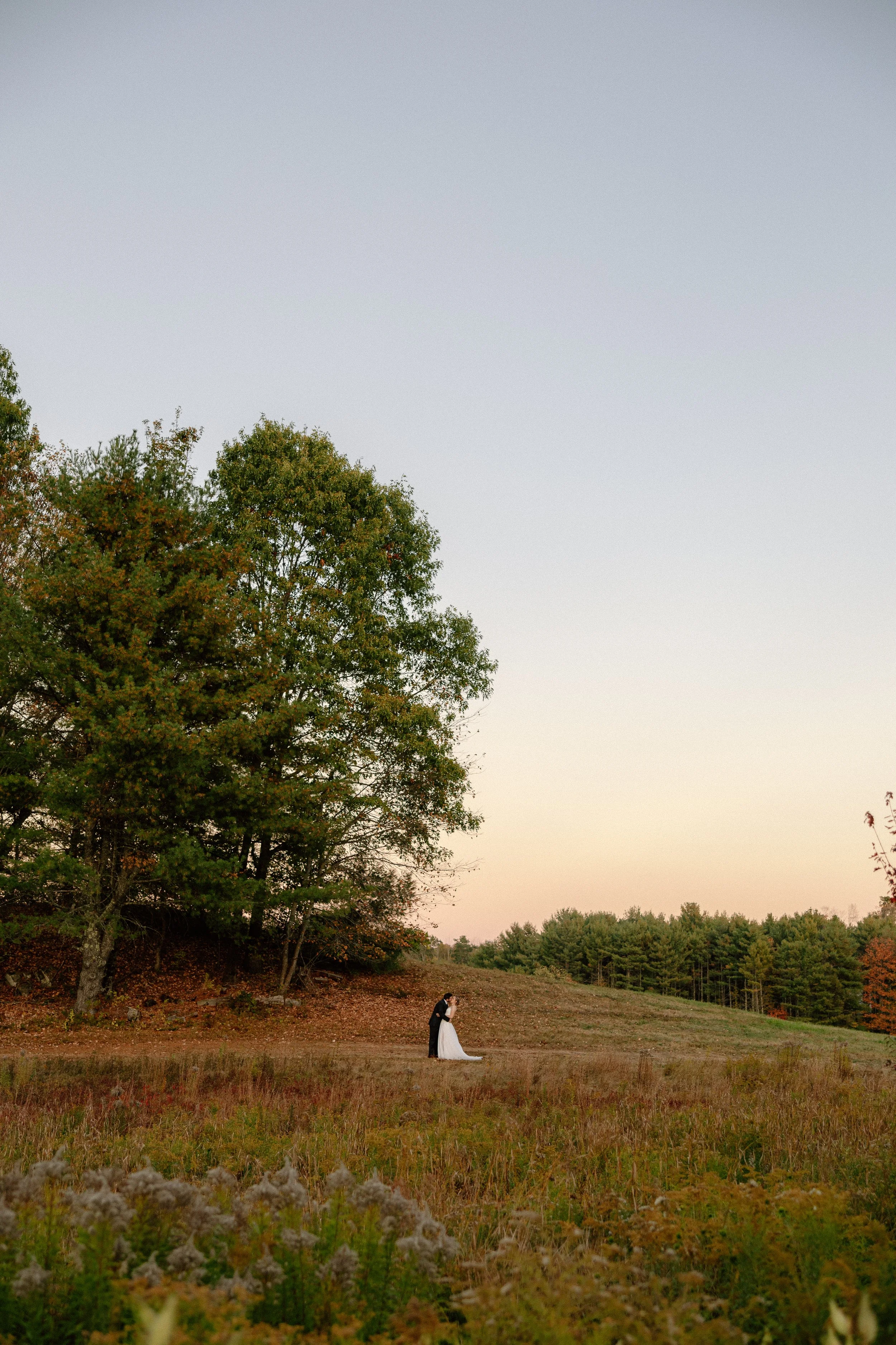 Hitching Post of Maine Wedding Sunset Portraits