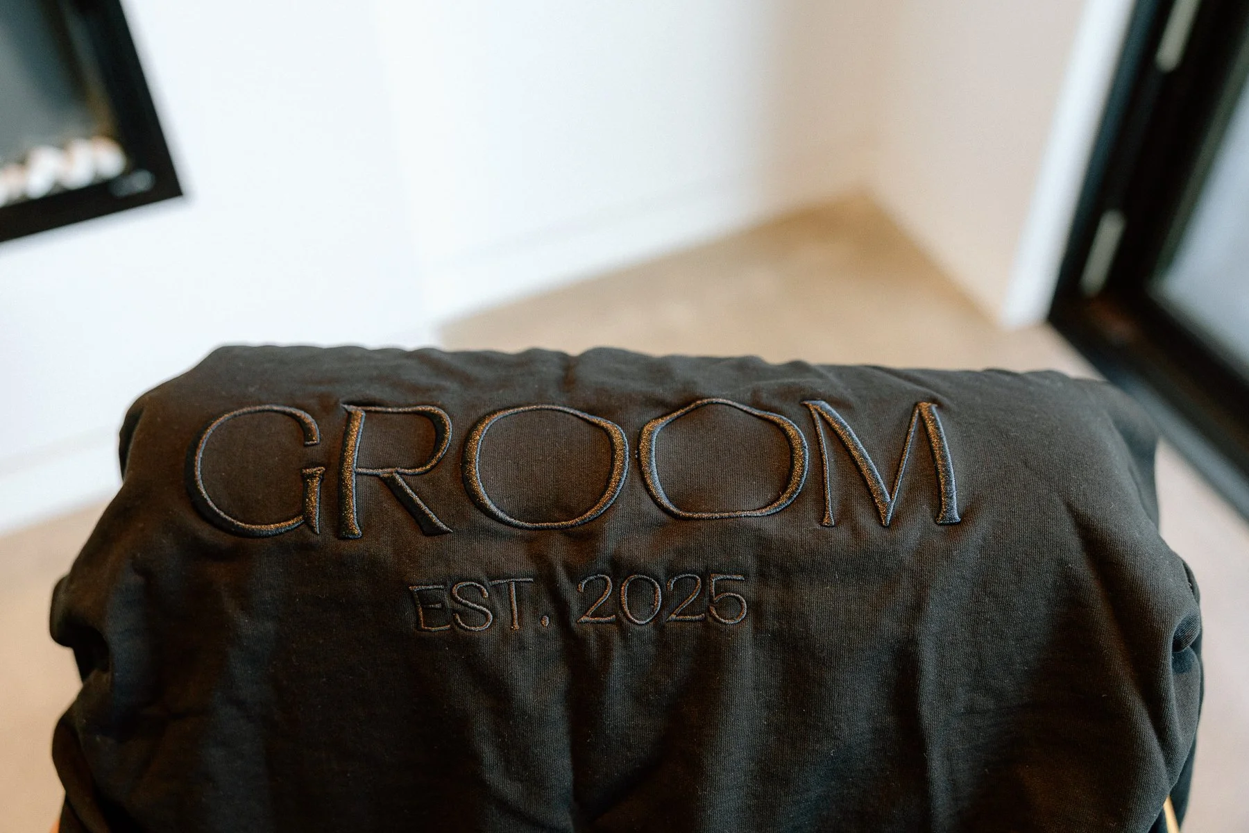 Groom getting ready at The Viewpoint Hotel