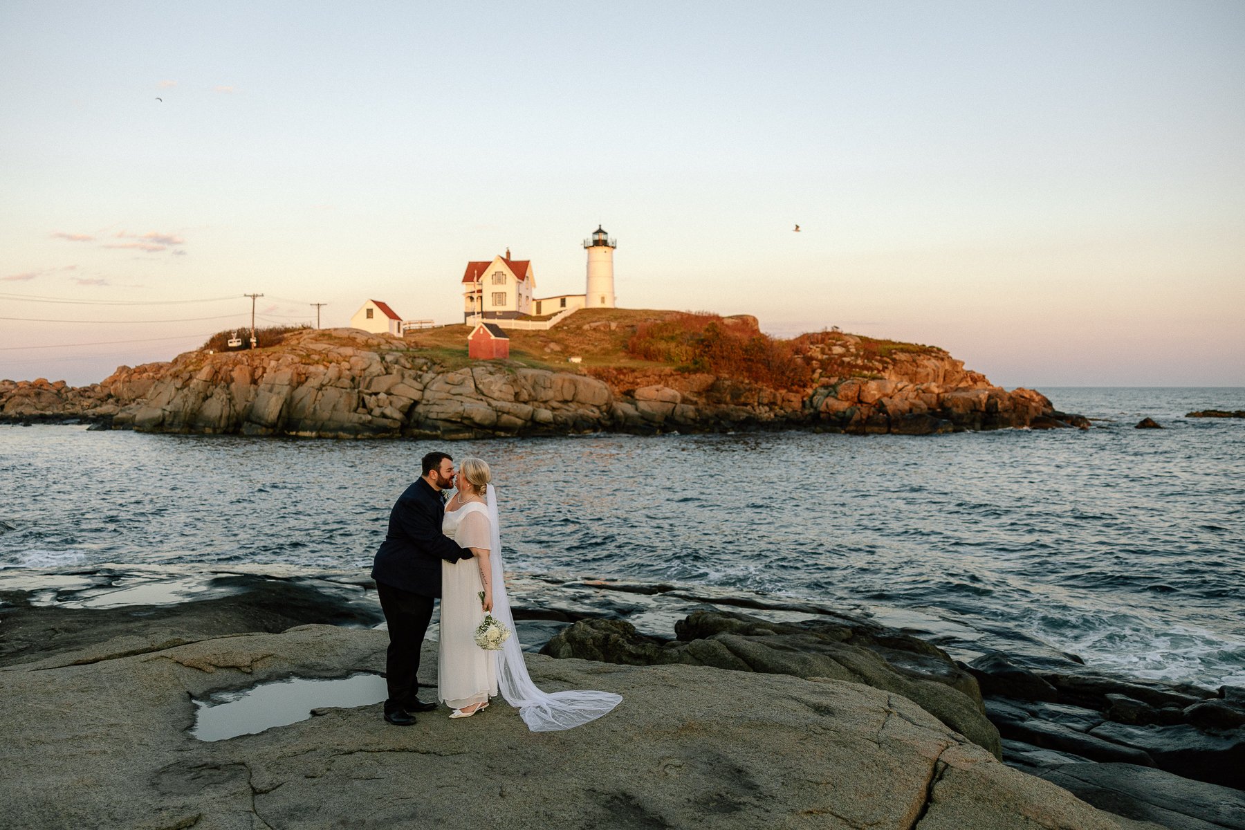 Nubble Lighthouse elopement