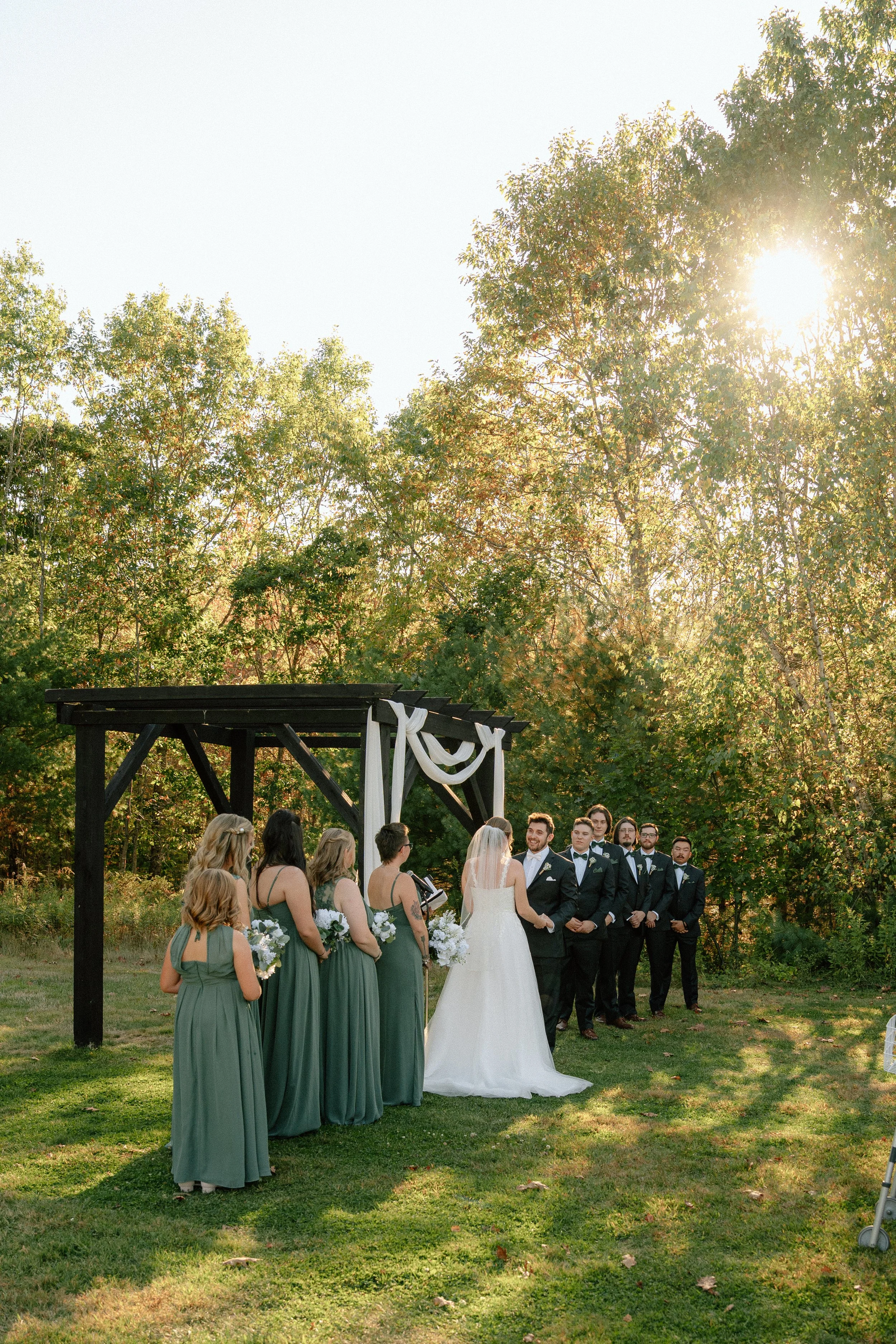 Hitching Post of Maine Wedding Ceremony