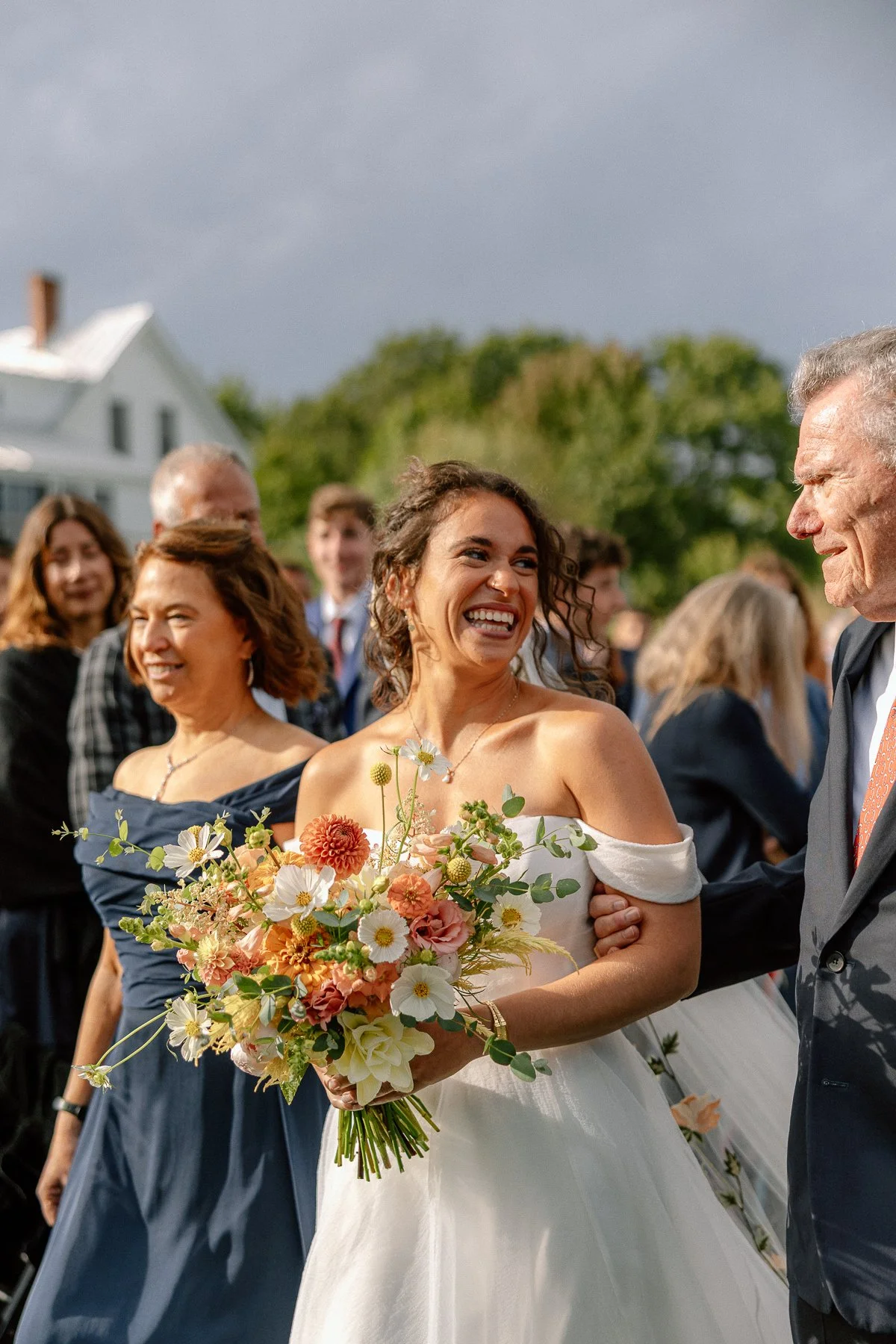 Tops'l Farm wedding ceremony